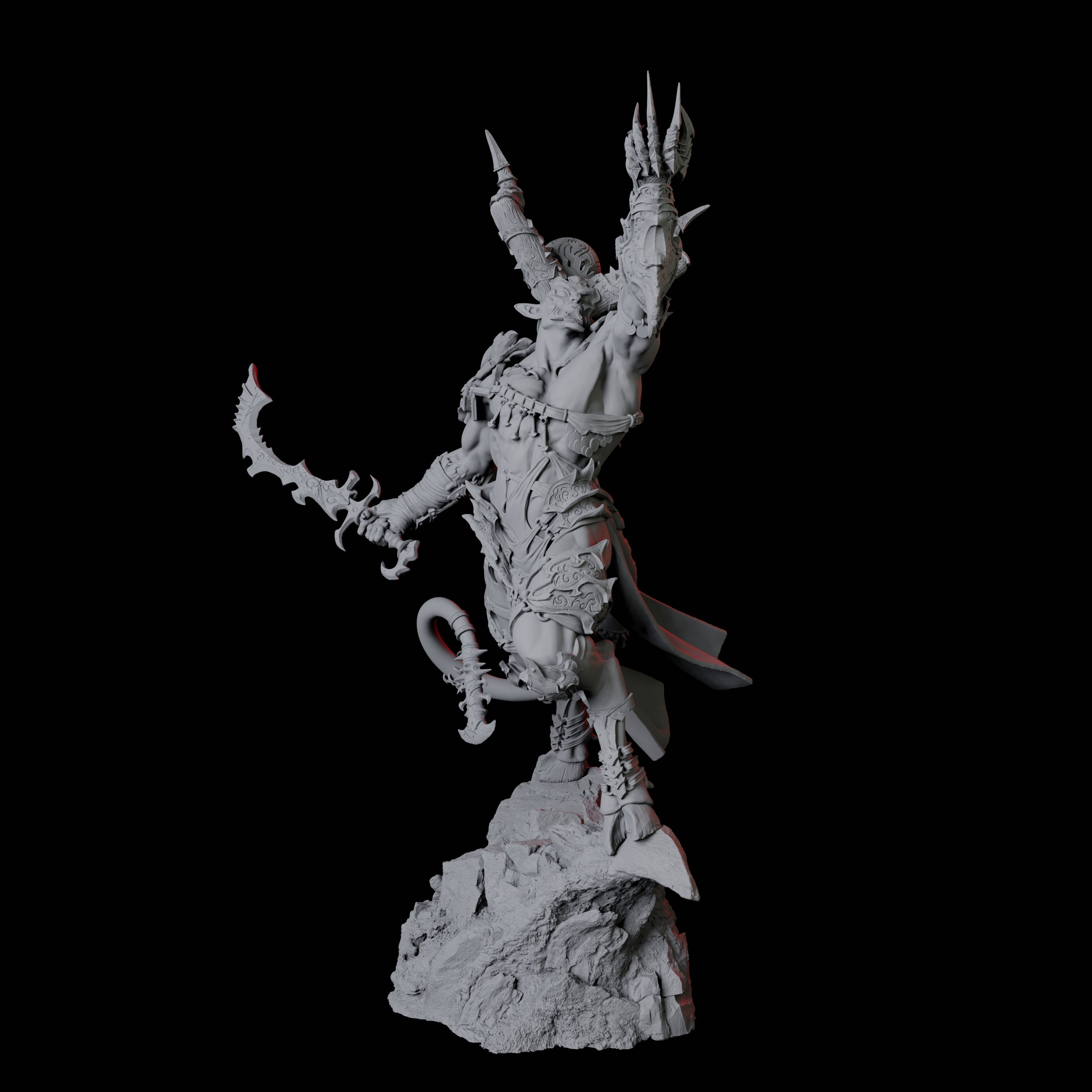 Raging Brimorak D Miniature for Dungeons and Dragons, Pathfinder or other TTRPGs