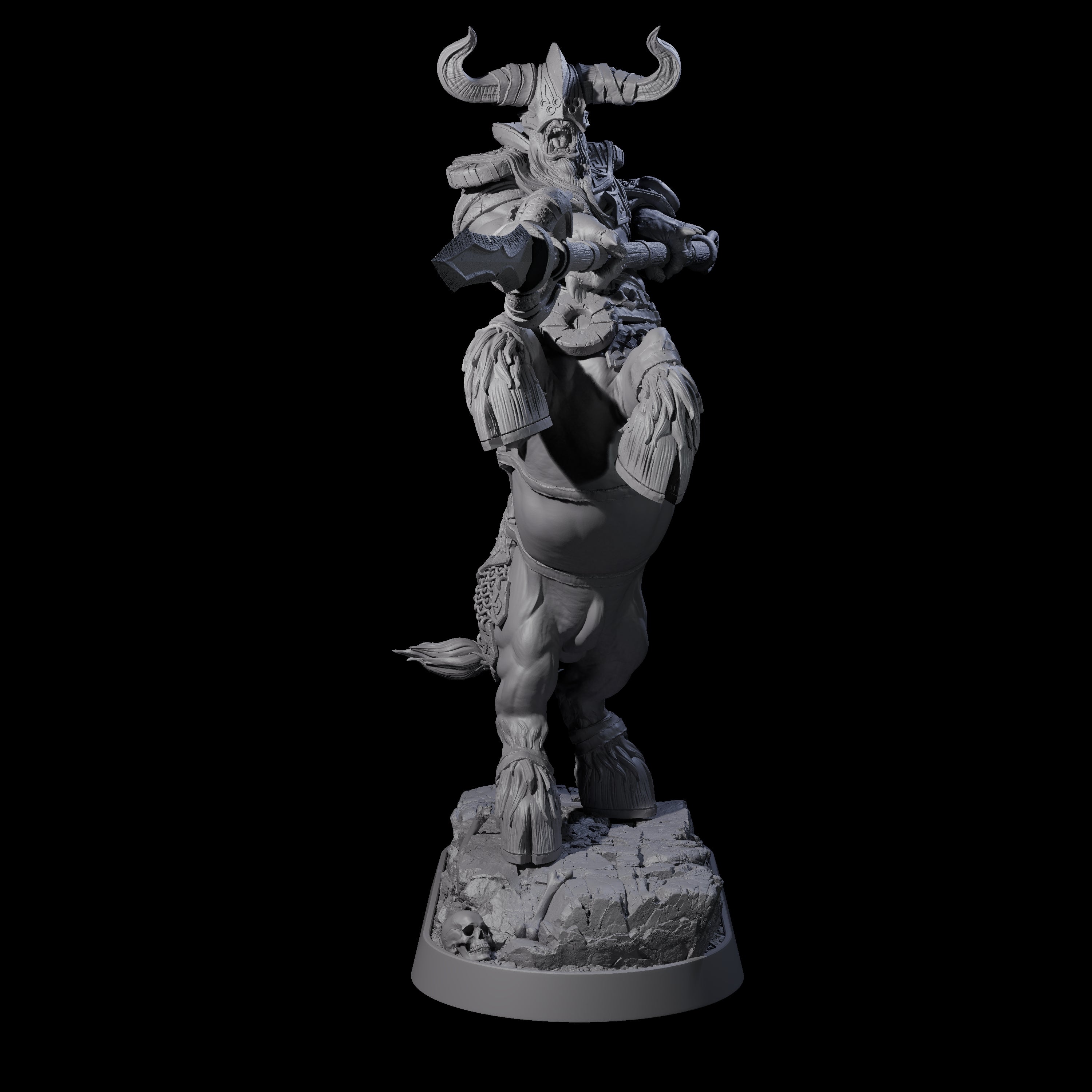 Raging Centaur Herd Miniature for Dungeons and Dragons, Pathfinder or other TTRPGs