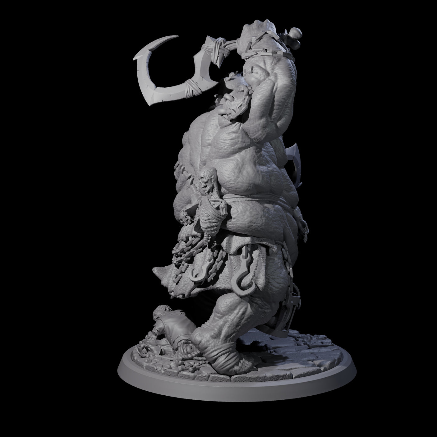 Raging Cyclops A Miniature for Dungeons and Dragons, Pathfinder or other TTRPGs