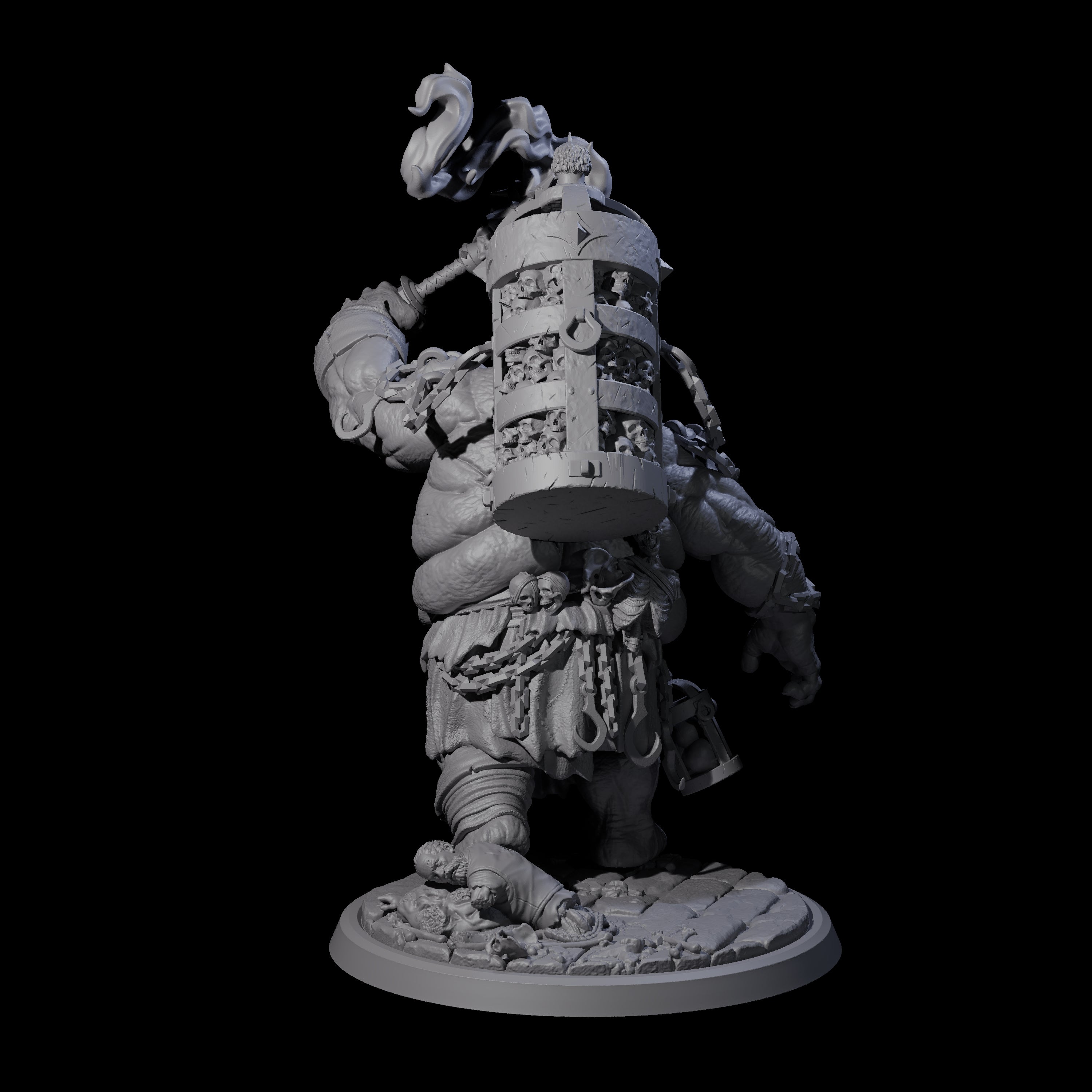 Raging Cyclops B Miniature for Dungeons and Dragons, Pathfinder or other TTRPGs