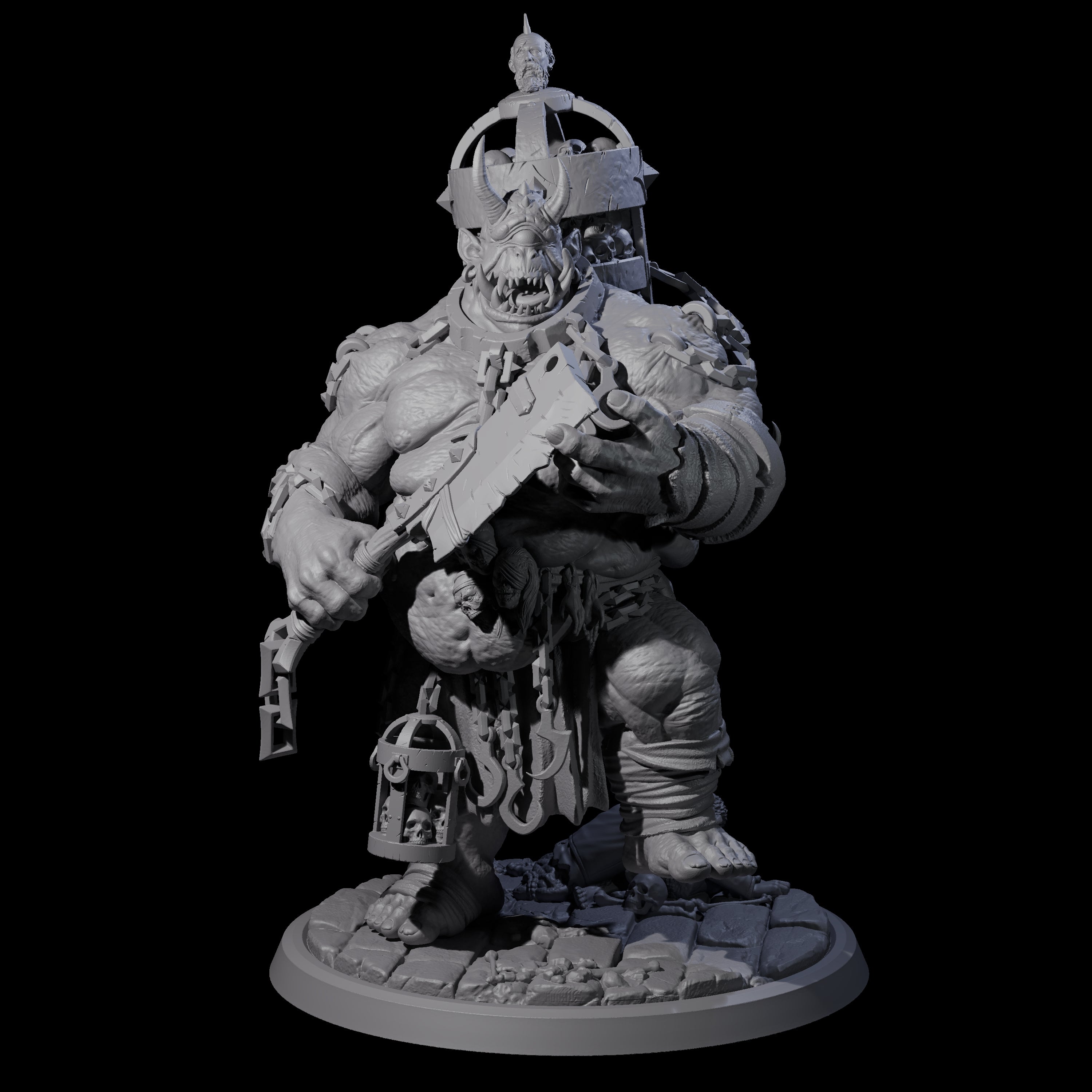 Raging Cyclops C Miniature for Dungeons and Dragons, Pathfinder or other TTRPGs
