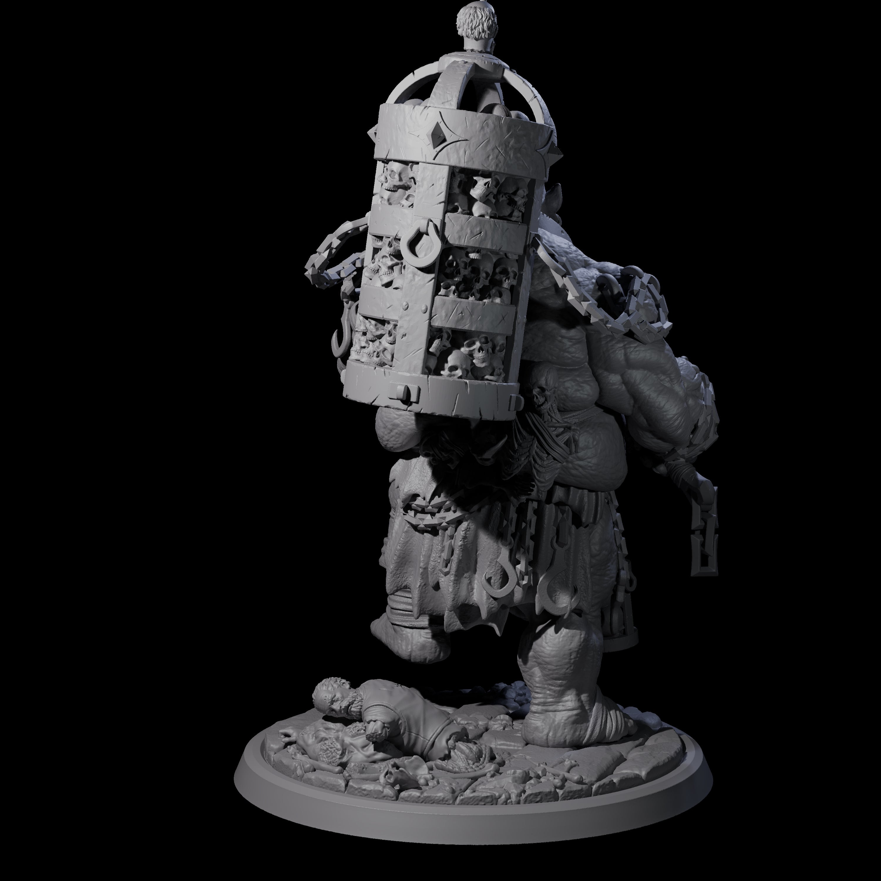 Raging Cyclops C Miniature for Dungeons and Dragons, Pathfinder or other TTRPGs