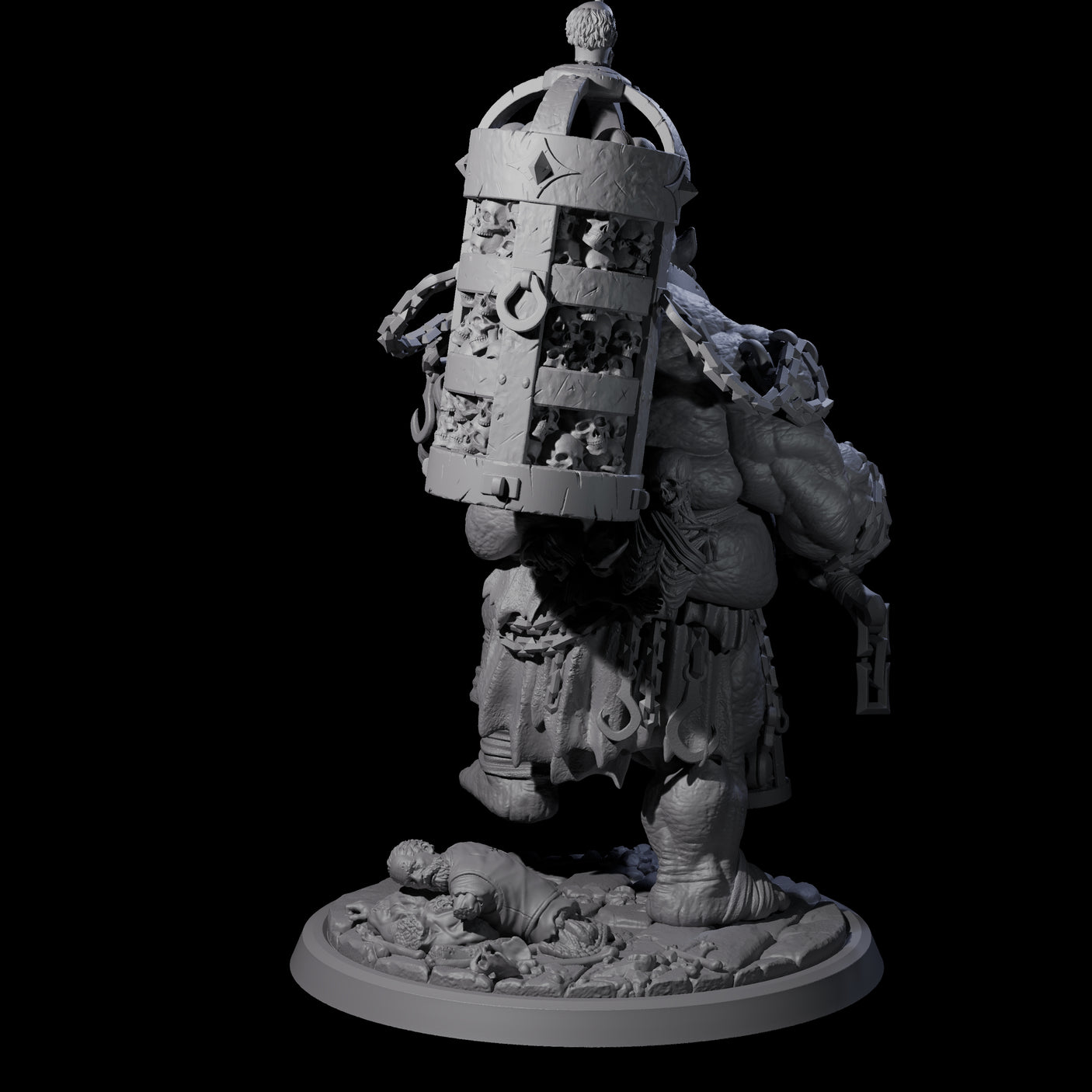 Raging Cyclops C Miniature for Dungeons and Dragons, Pathfinder or other TTRPGs