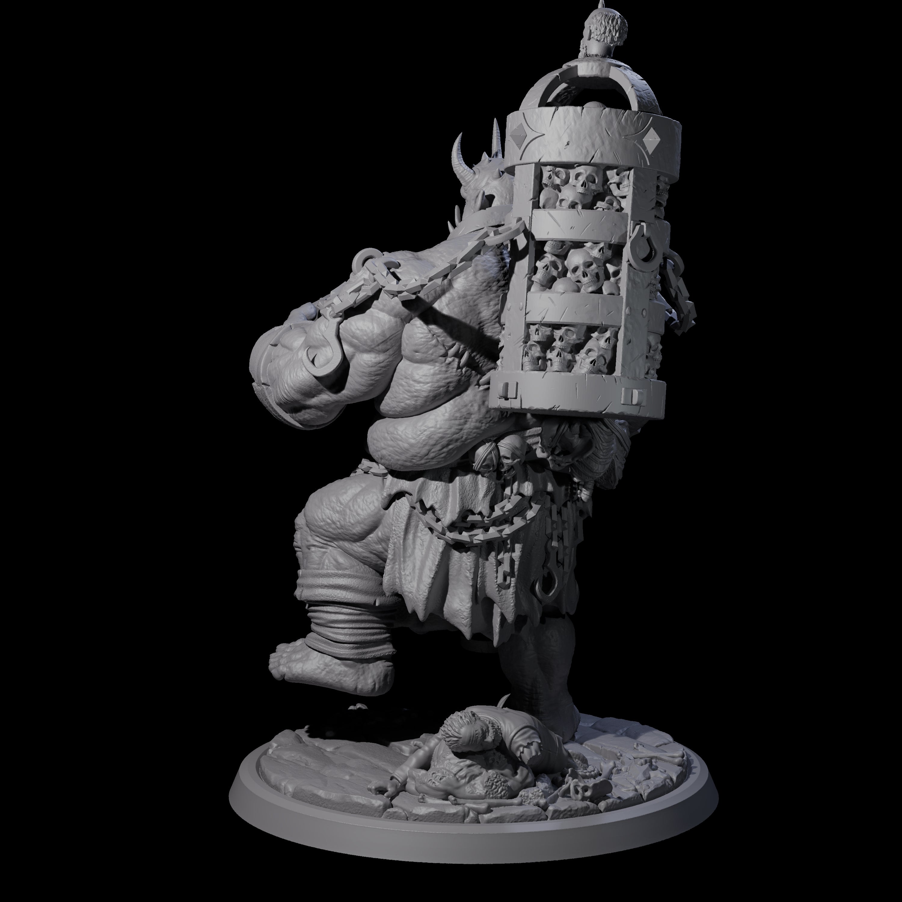 Raging Cyclops C Miniature for Dungeons and Dragons, Pathfinder or other TTRPGs