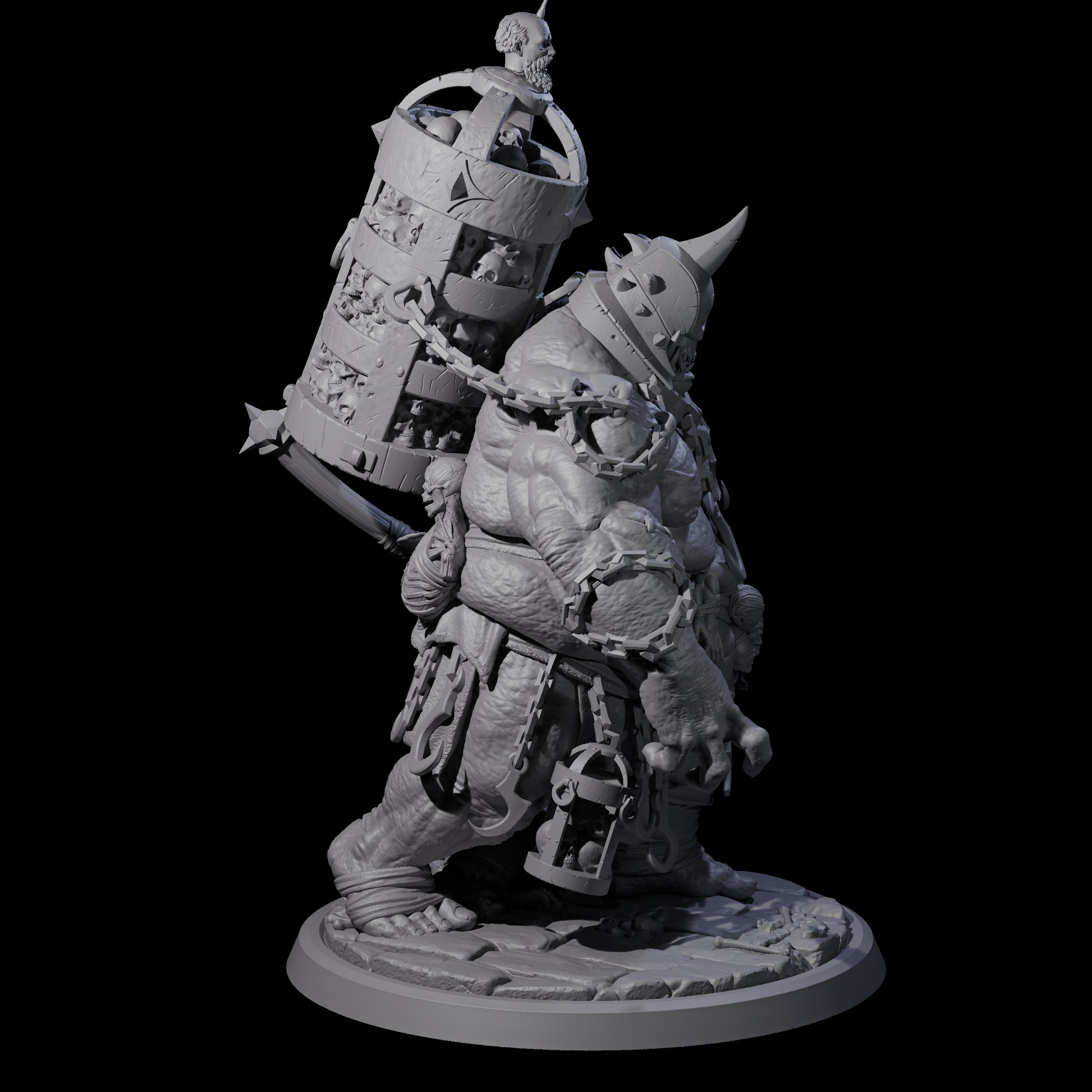 Raging Cyclops D Miniature for Dungeons and Dragons, Pathfinder or other TTRPGs