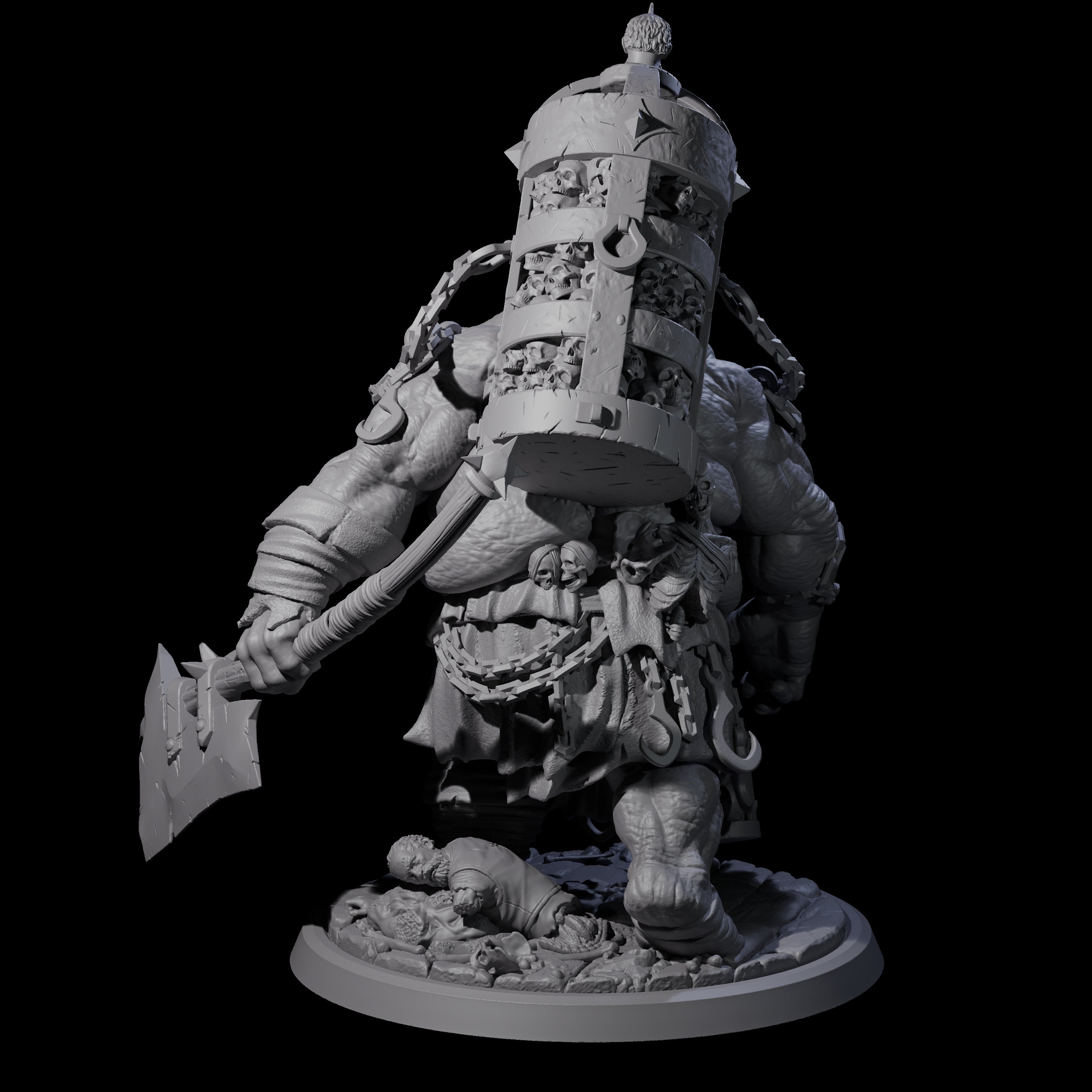 Raging Cyclops D Miniature for Dungeons and Dragons, Pathfinder or other TTRPGs