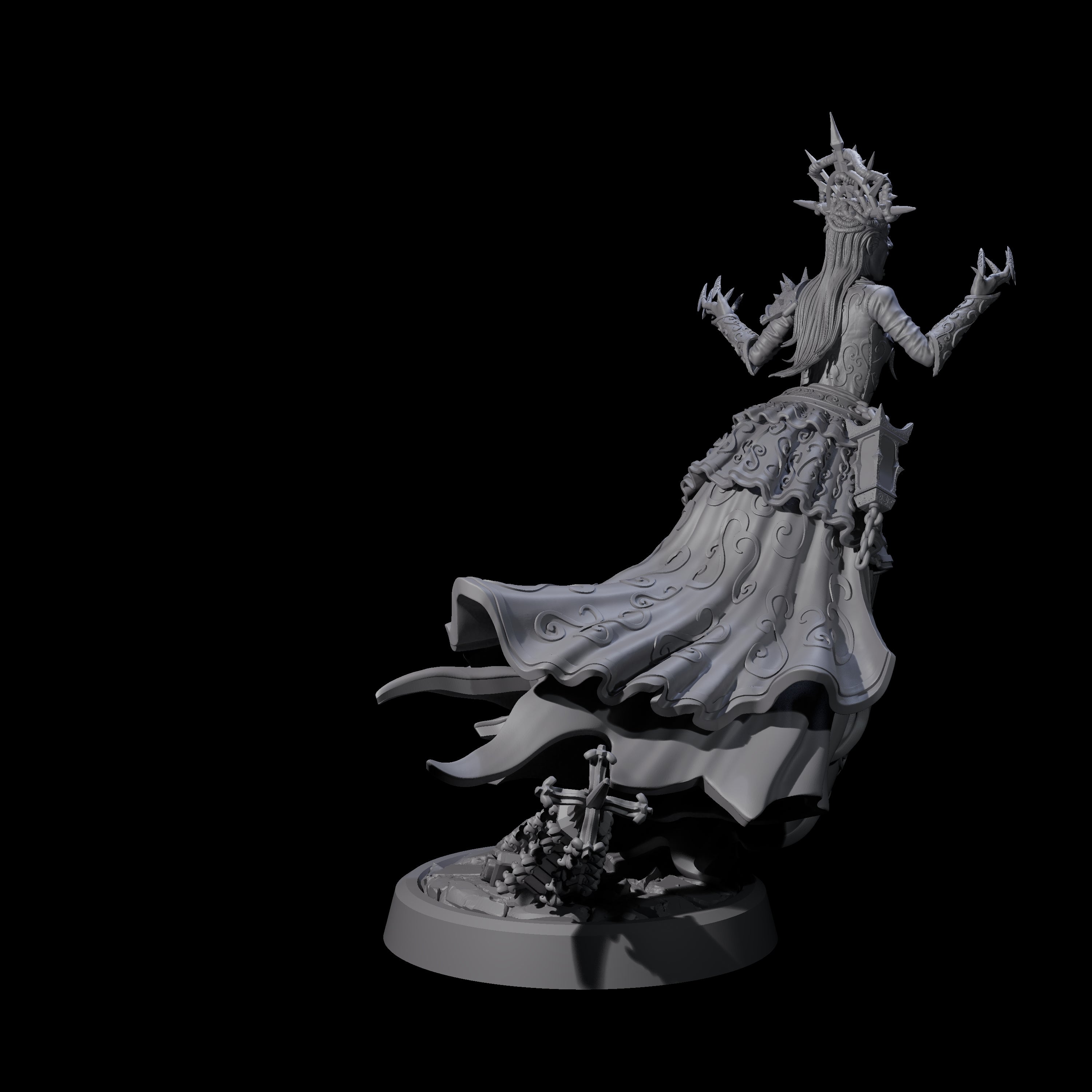 Raging Warblade Succubus B Miniature for Dungeons and Dragons, Pathfinder or other TTRPGs