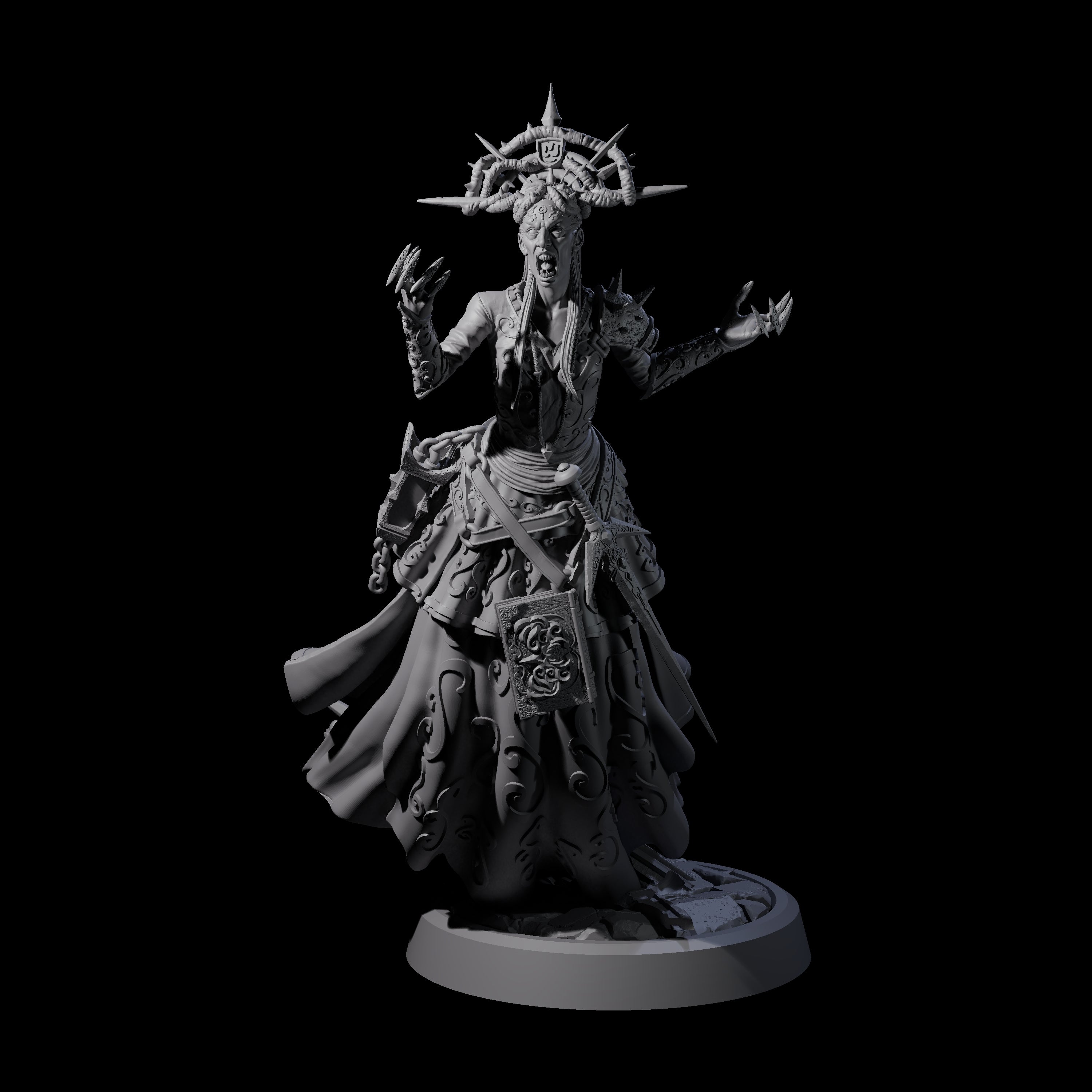 Raging Warblade Succubus B Miniature for Dungeons and Dragons, Pathfinder or other TTRPGs