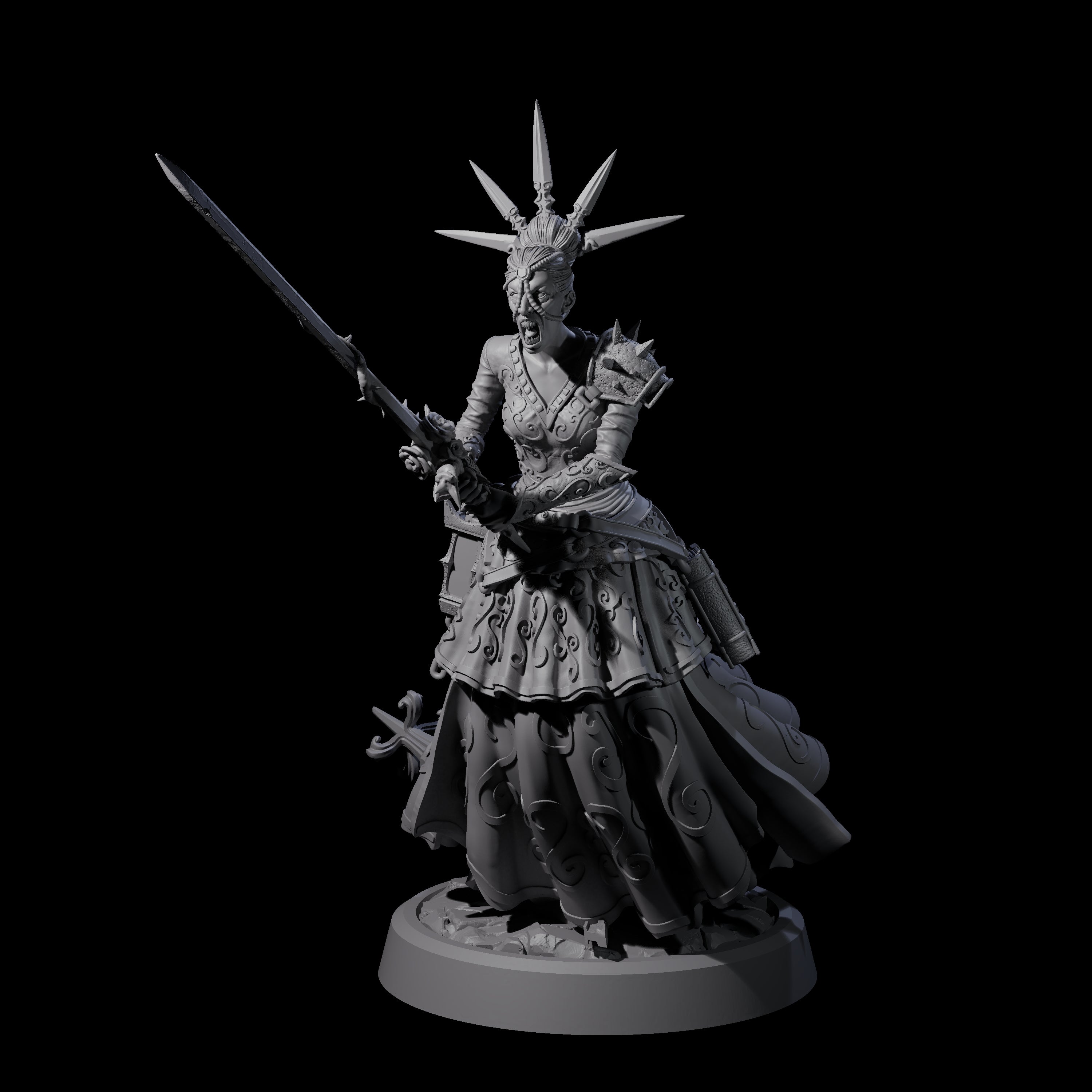 Raging Warblade Succubus C Miniature for Dungeons and Dragons, Pathfinder or other TTRPGs