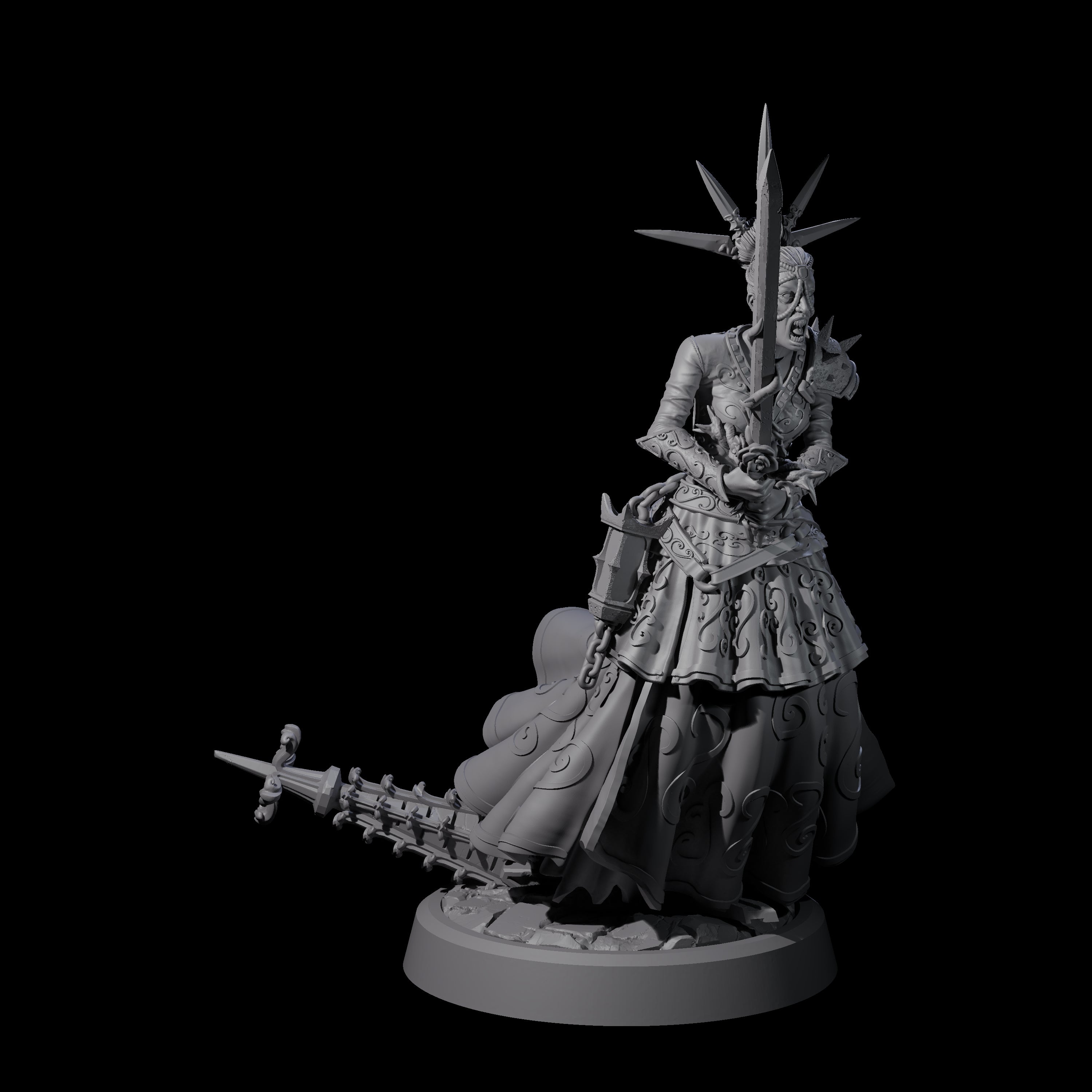 Raging Warblade Succubus C Miniature for Dungeons and Dragons, Pathfinder or other TTRPGs