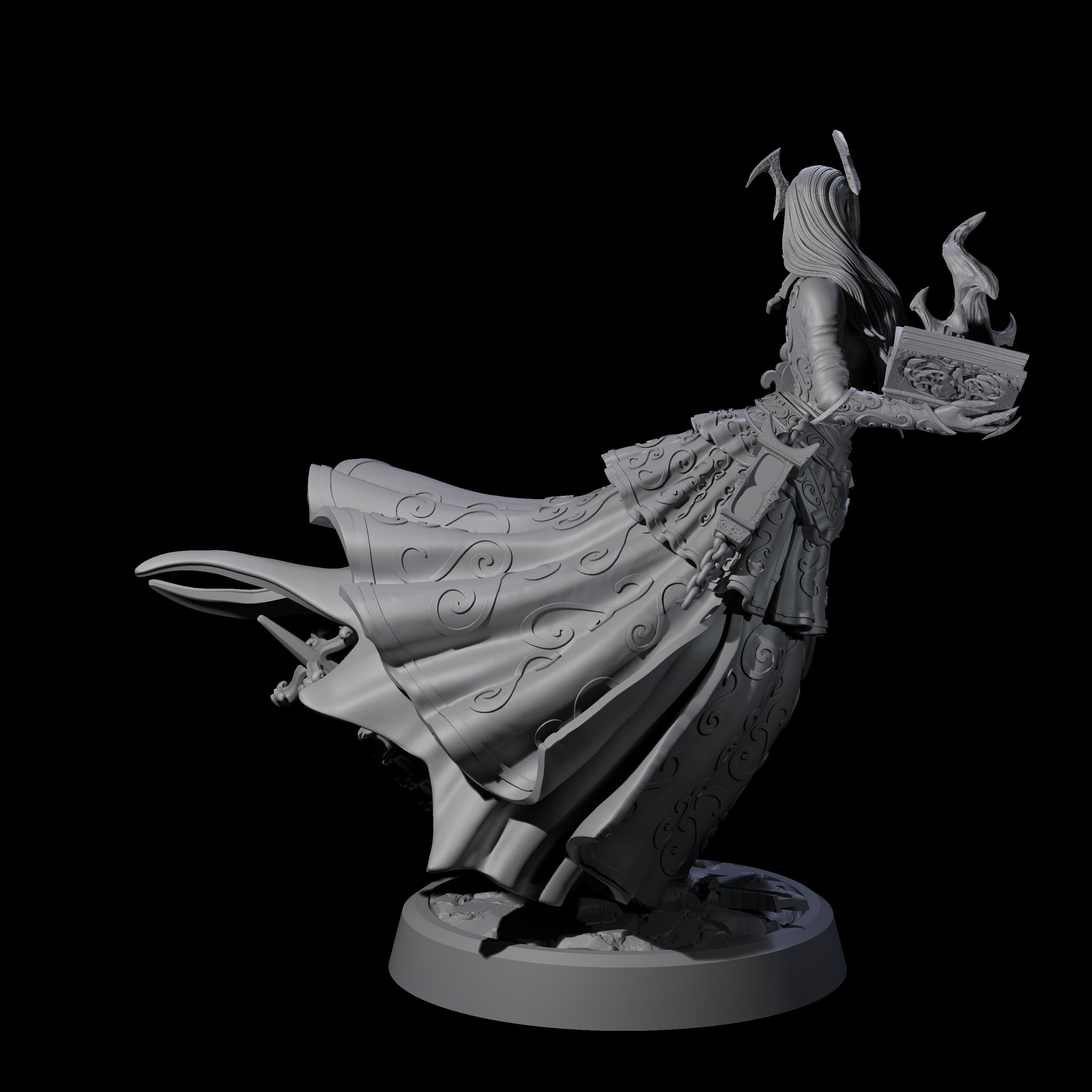 Raging Warblade Succubus D Miniature for Dungeons and Dragons, Pathfinder or other TTRPGs