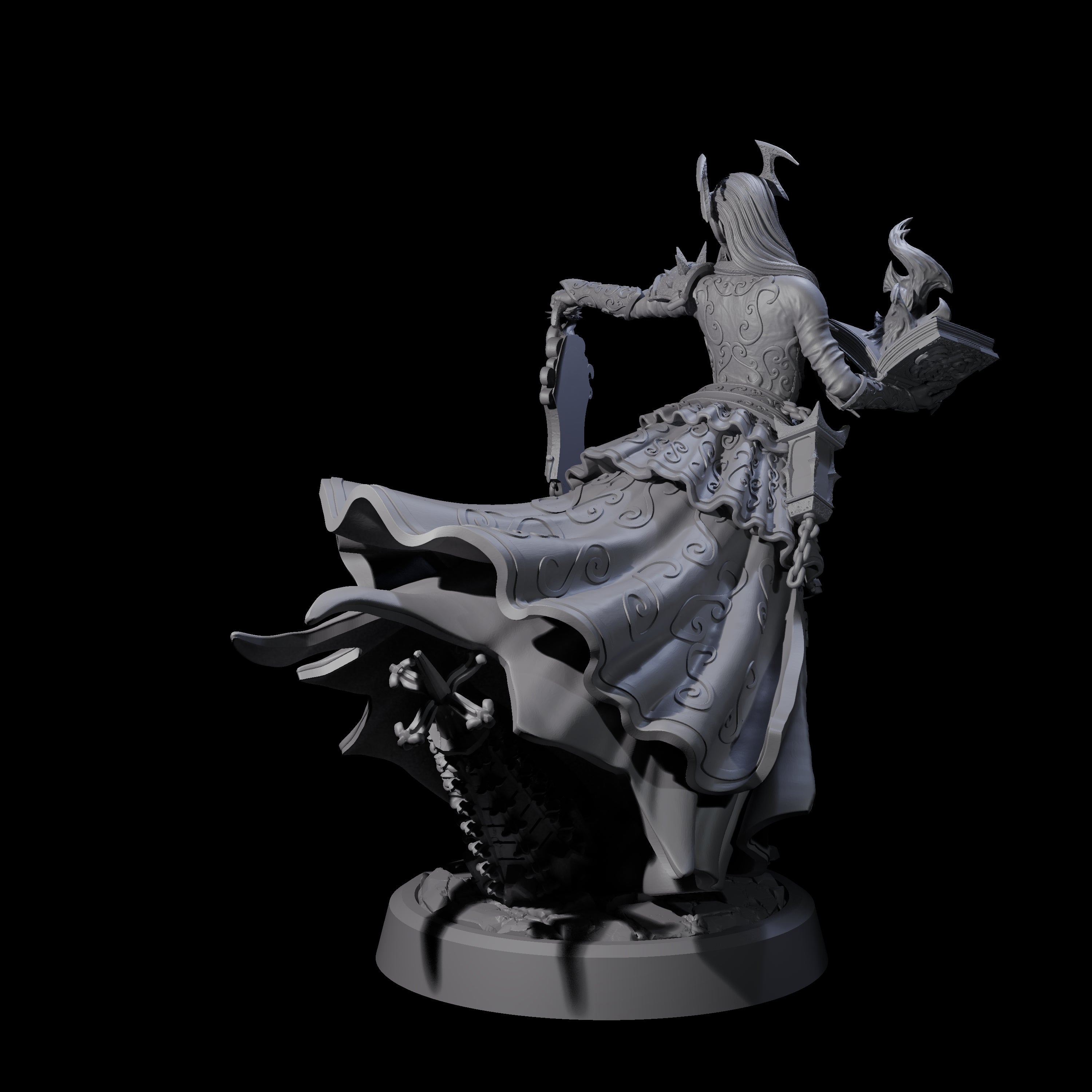Raging Warblade Succubus D Miniature for Dungeons and Dragons, Pathfinder or other TTRPGs