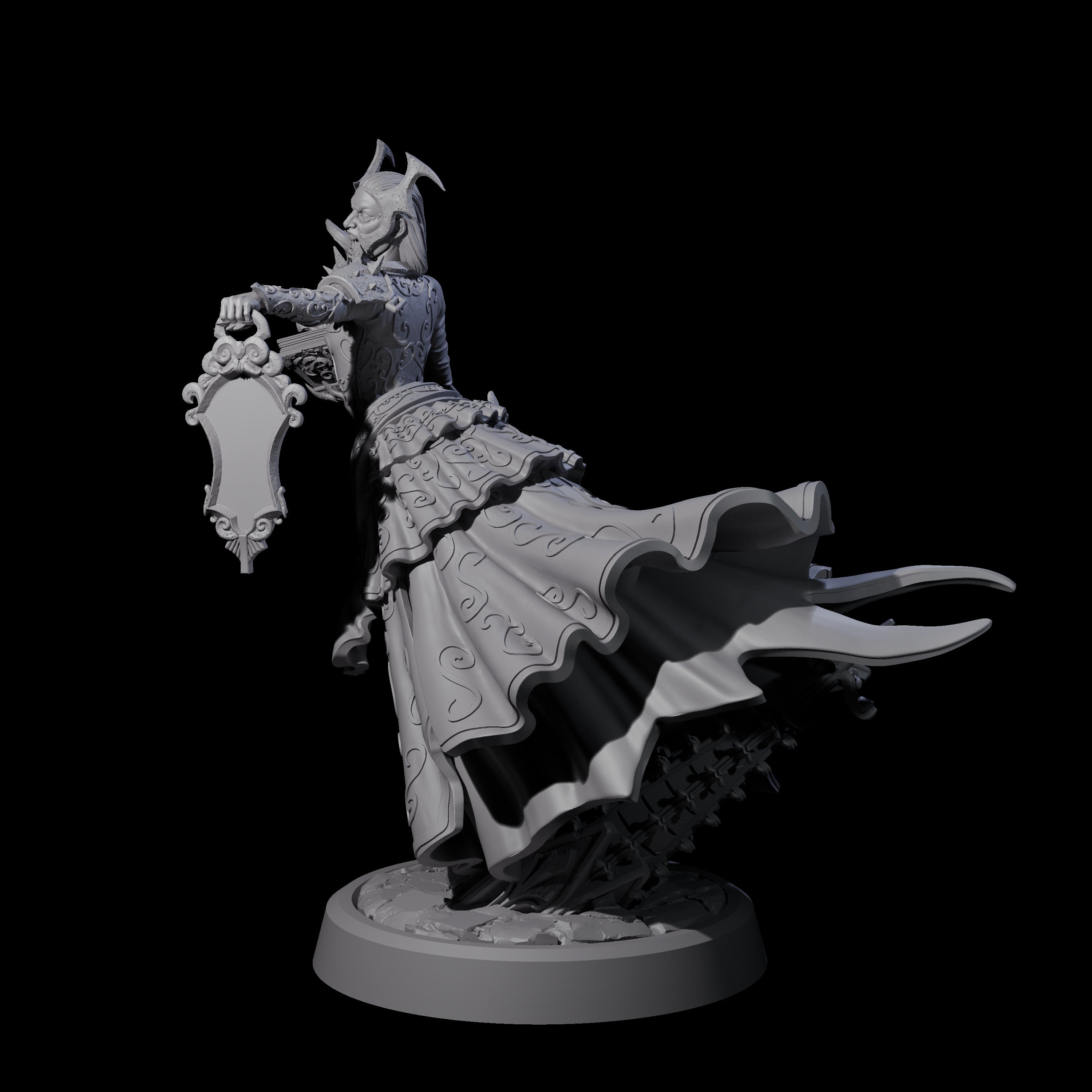 Raging Warblade Succubus D Miniature for Dungeons and Dragons, Pathfinder or other TTRPGs