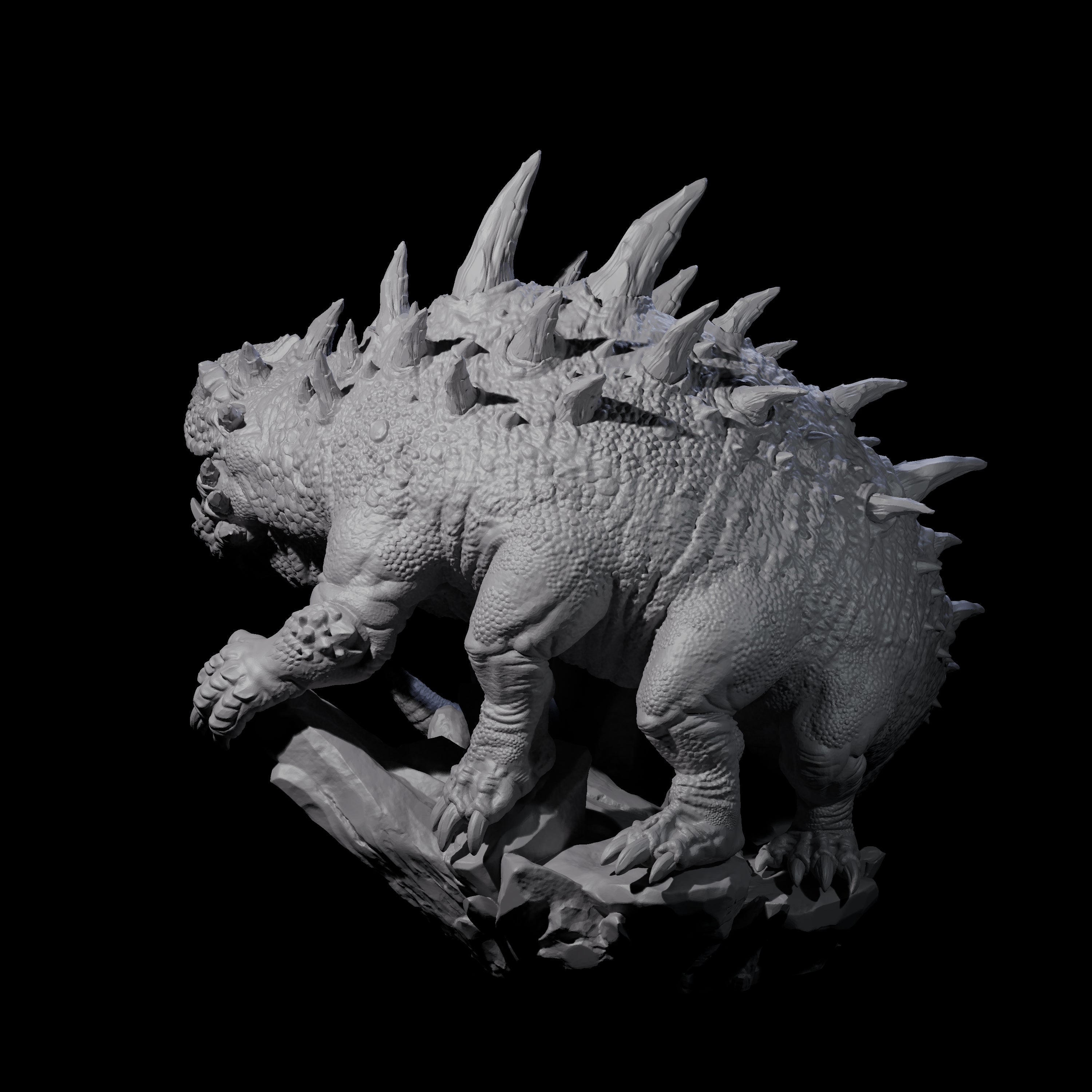 Rampaging Basilisk Miniature for Dungeons and Dragons, Pathfinder or other TTRPGs