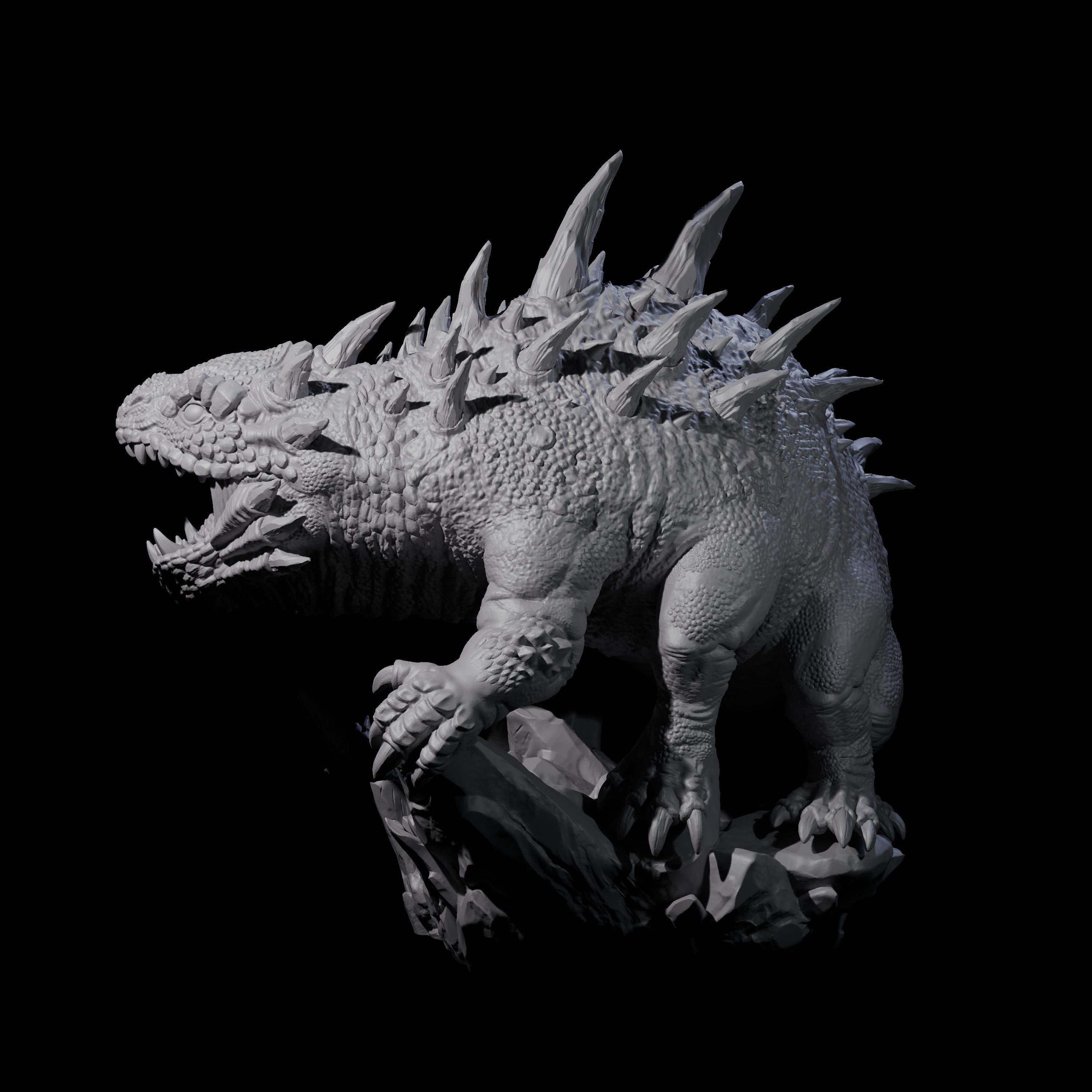Rampaging Basilisk Miniature for Dungeons and Dragons, Pathfinder or other TTRPGs