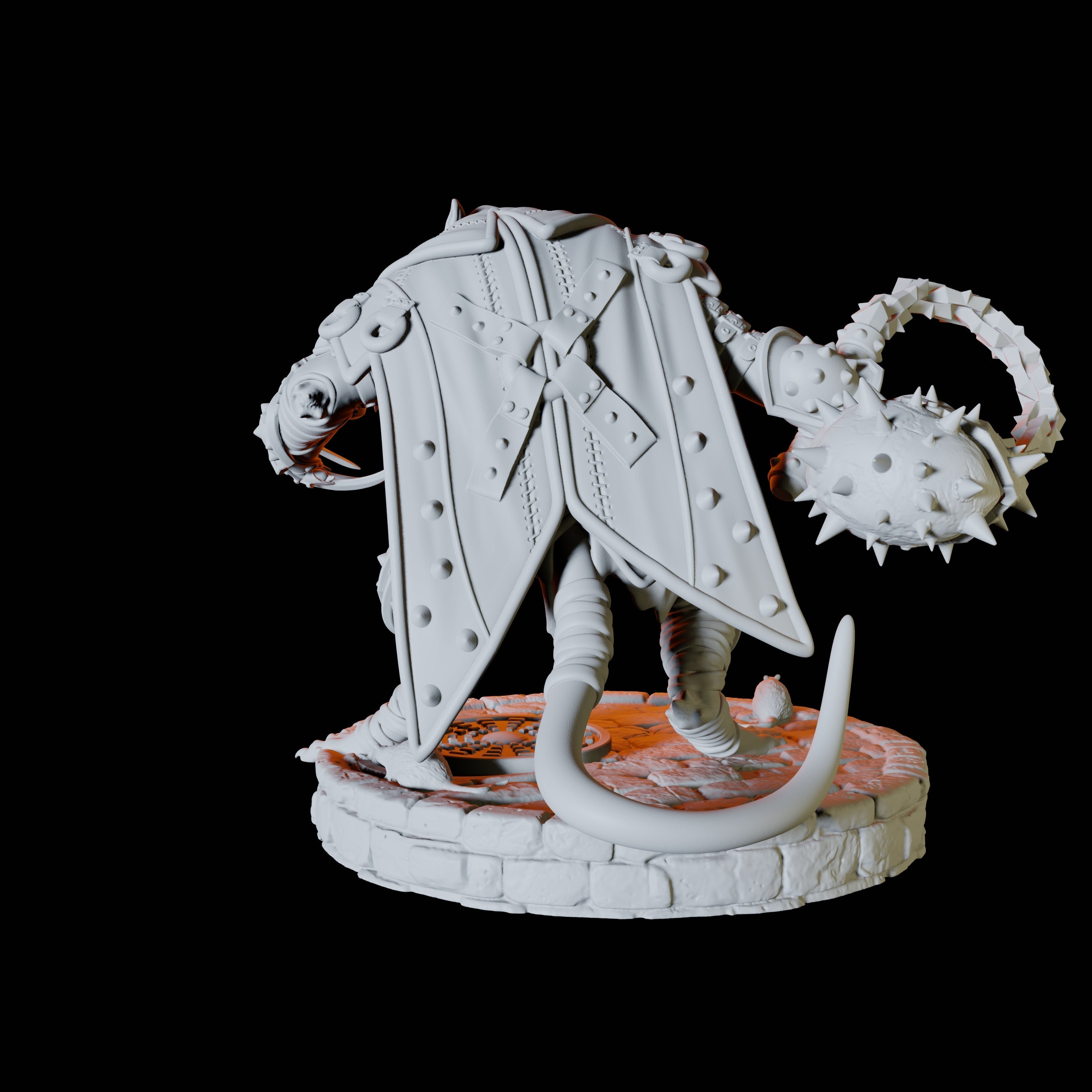 Ratfolk Assassin B Miniature for Dungeons and Dragons, Pathfinder or other TTRPGs