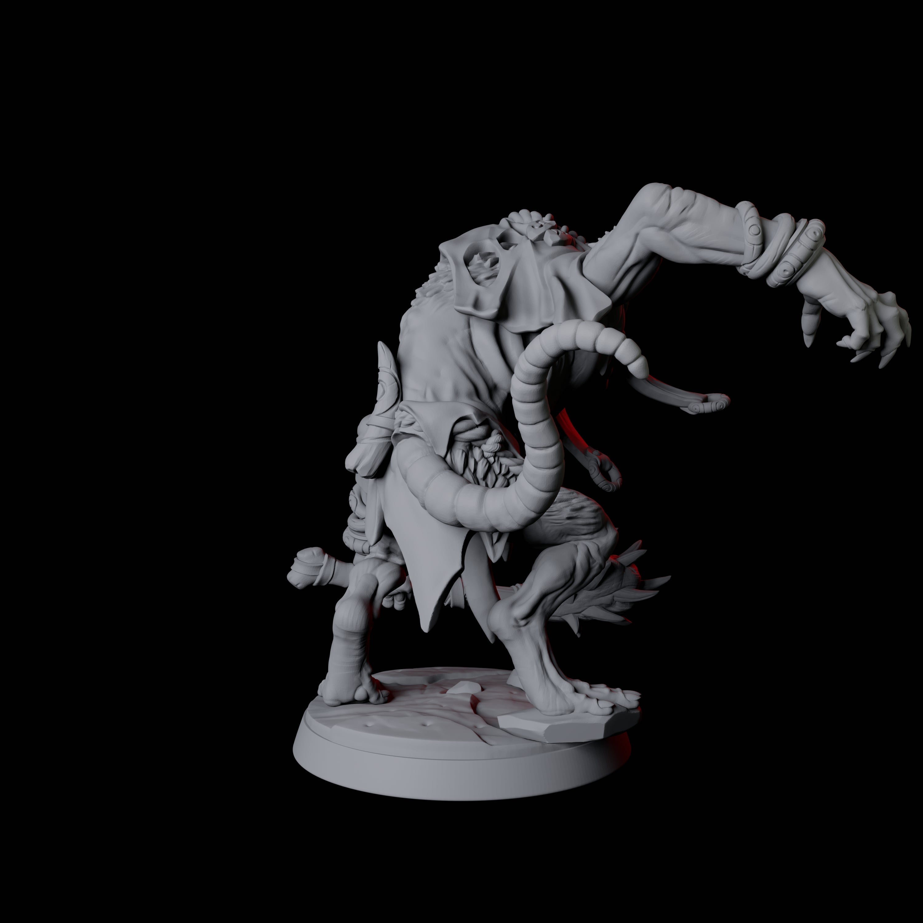 Ratfolk Brute A Miniature for Dungeons and Dragons, Pathfinder or other TTRPGs