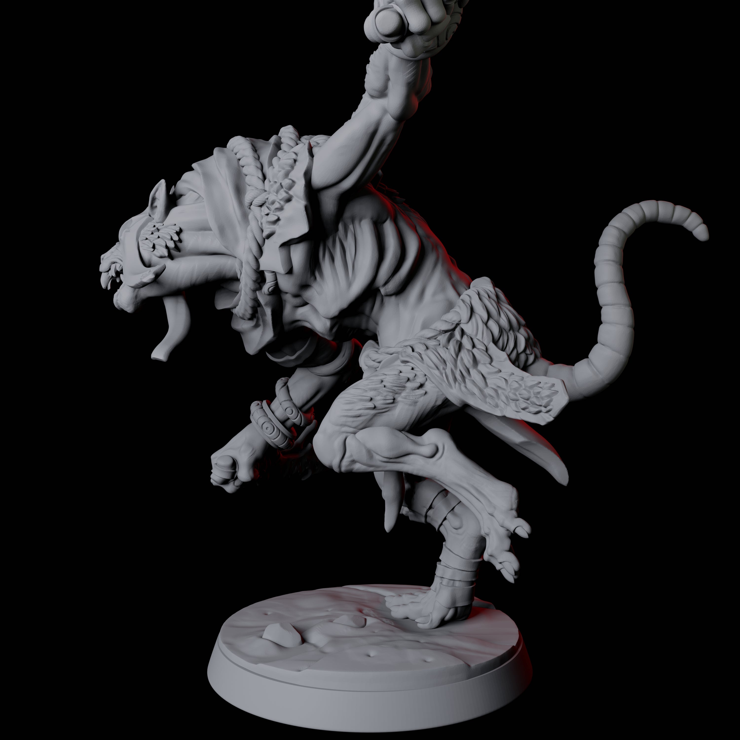 Ratfolk Brute D Miniature for Dungeons and Dragons, Pathfinder or other TTRPGs