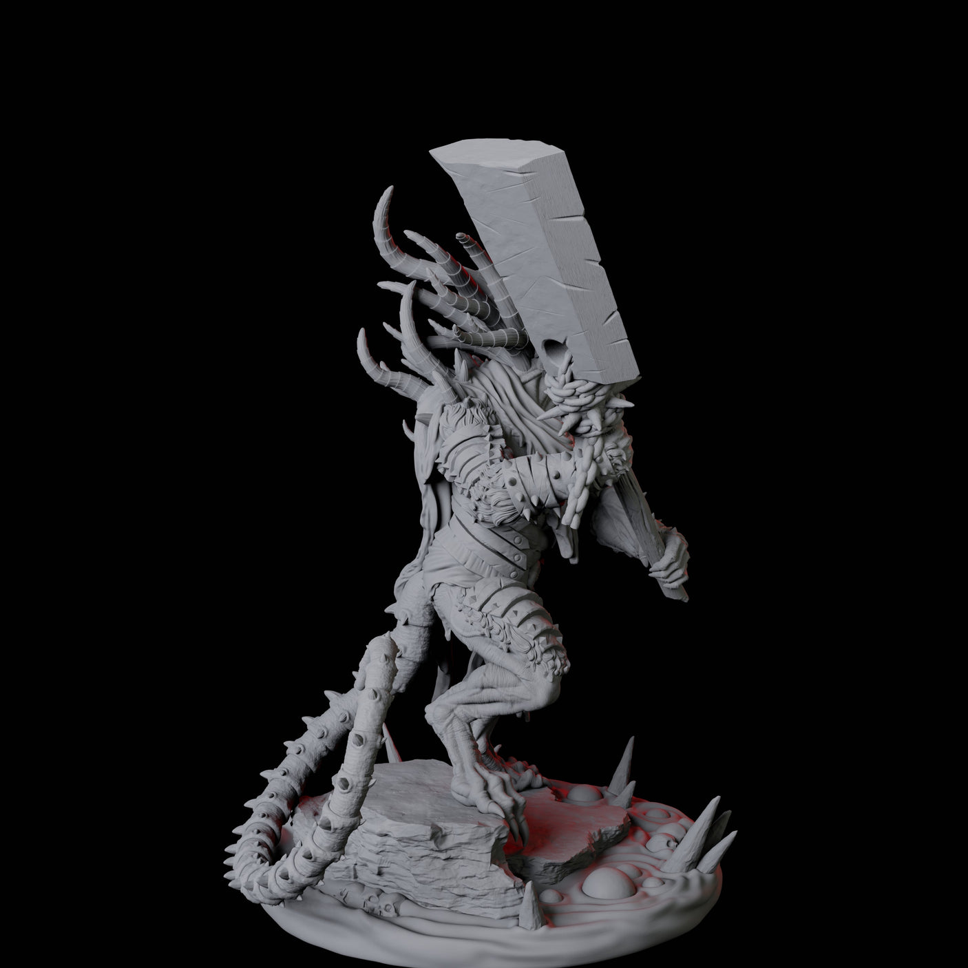 Ratfolk Filth Paladin A Miniature for Dungeons and Dragons, Pathfinder or other TTRPGs