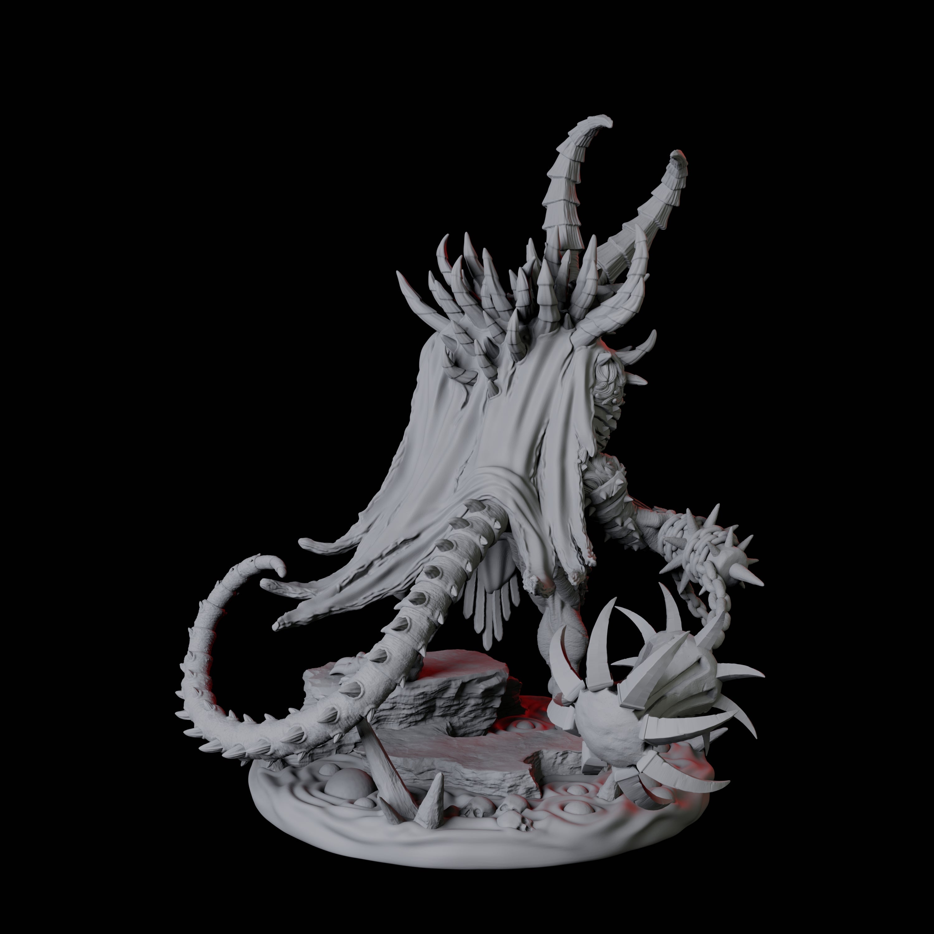 Ratfolk Filth Paladin D Miniature for Dungeons and Dragons, Pathfinder or other TTRPGs