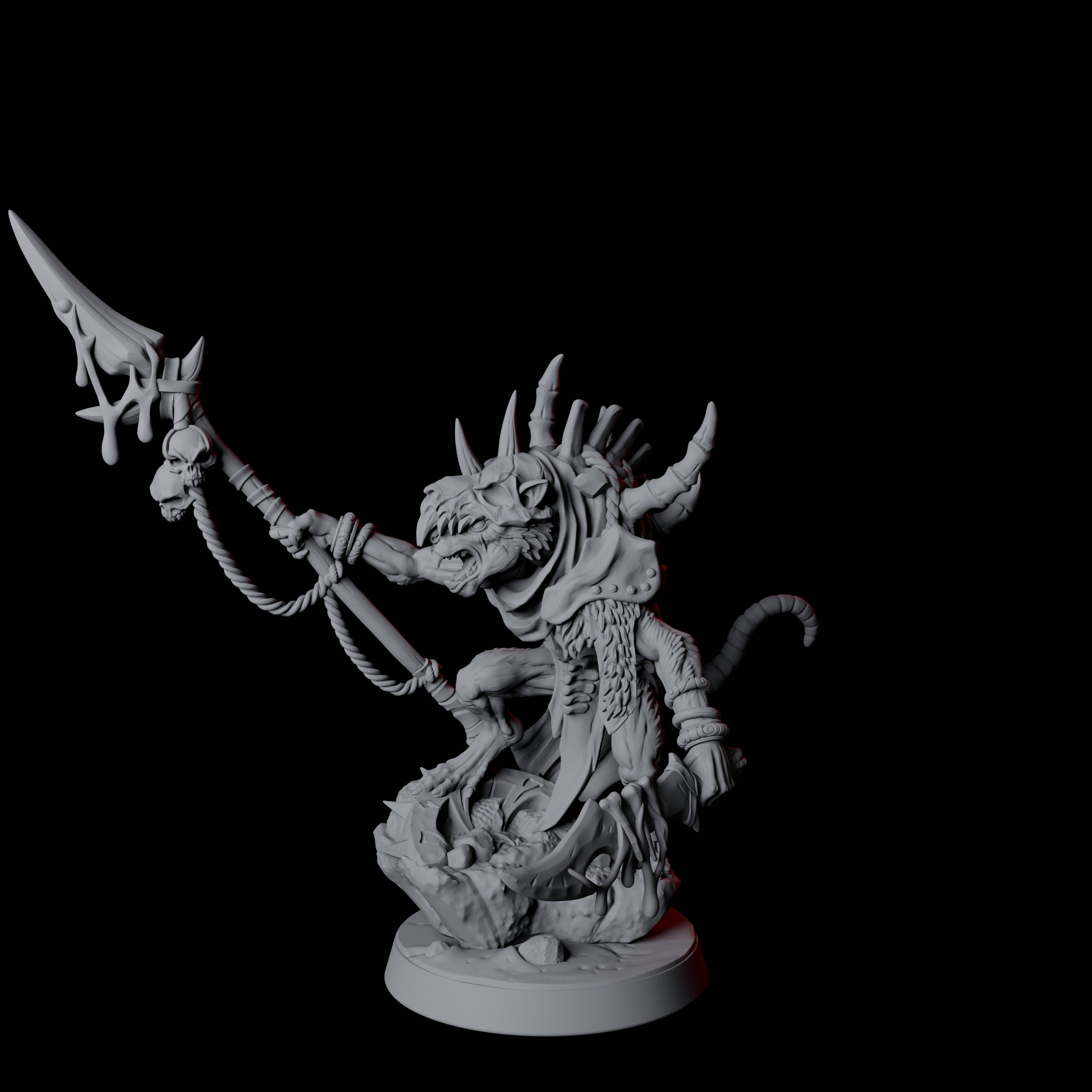 Ratfolk General Miniature for Dungeons and Dragons, Pathfinder or other TTRPGs