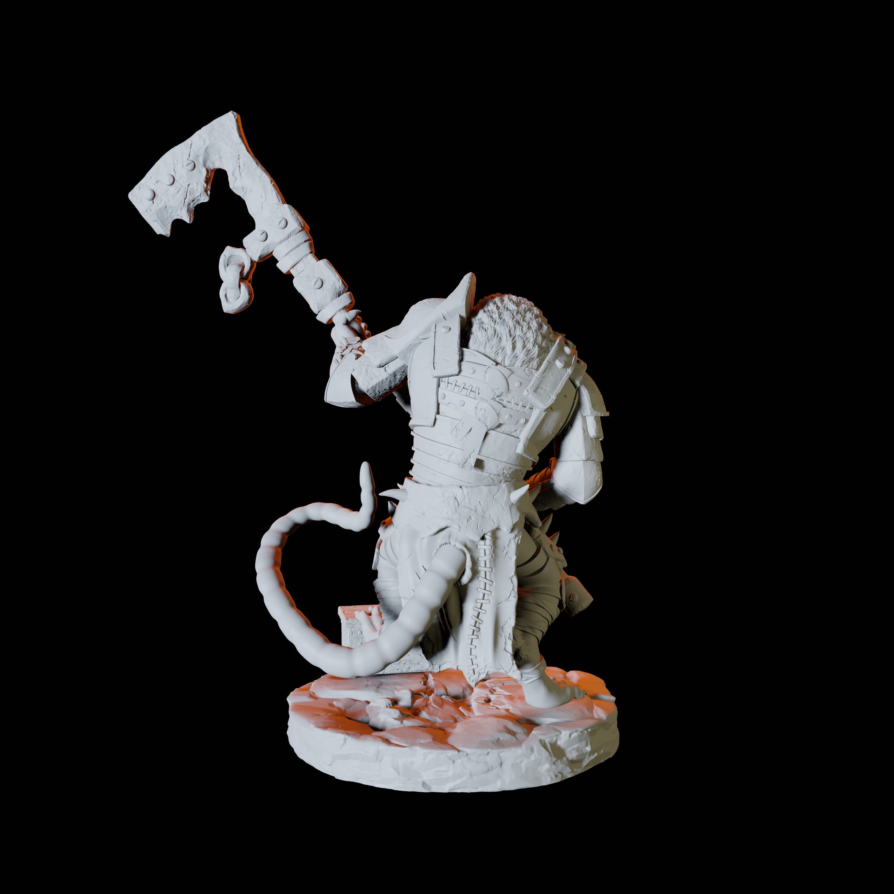 Ratfolk Scout B Miniature for Dungeons and Dragons, Pathfinder or other TTRPGs