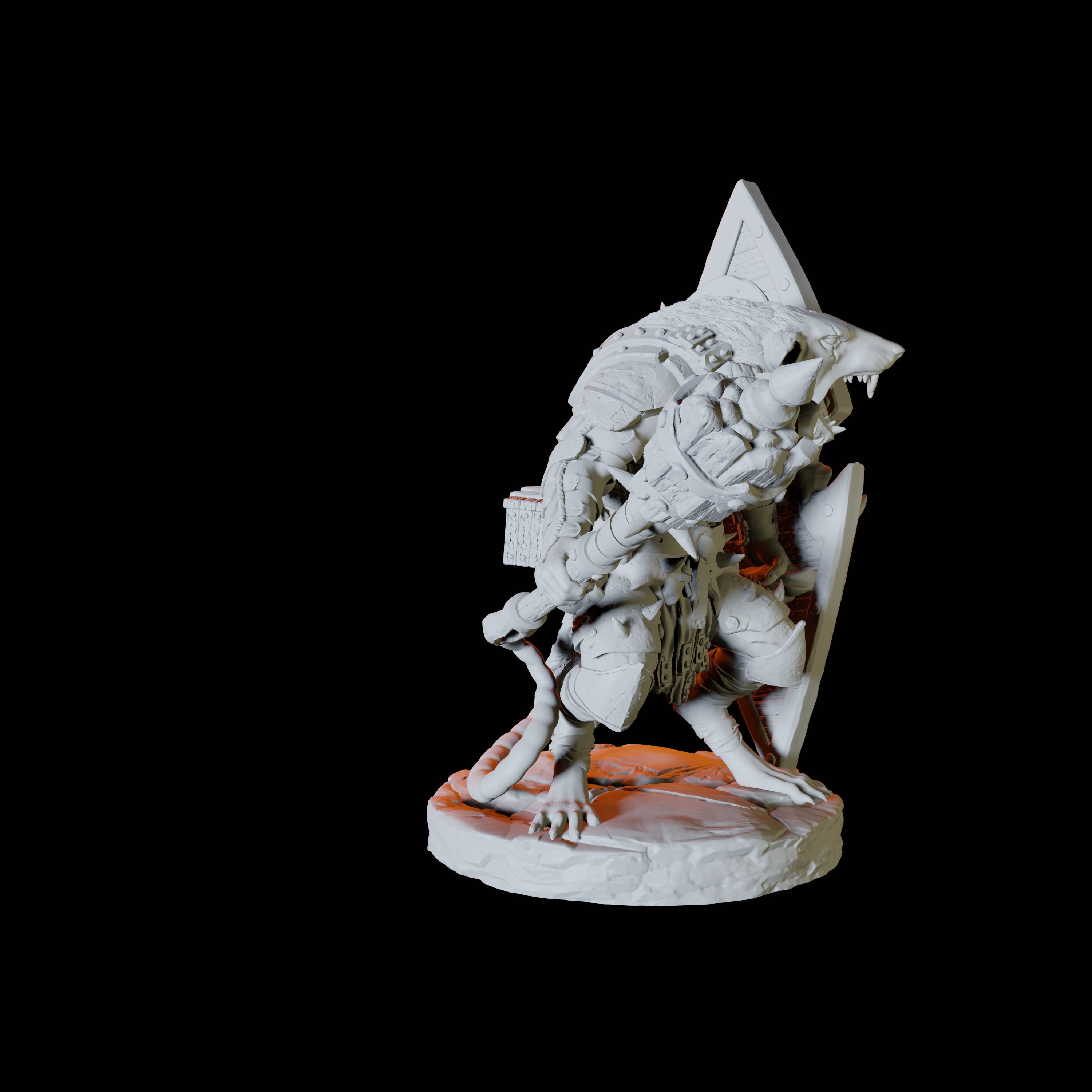 Ratfolk Scout C Miniature for Dungeons and Dragons, Pathfinder or other TTRPGs