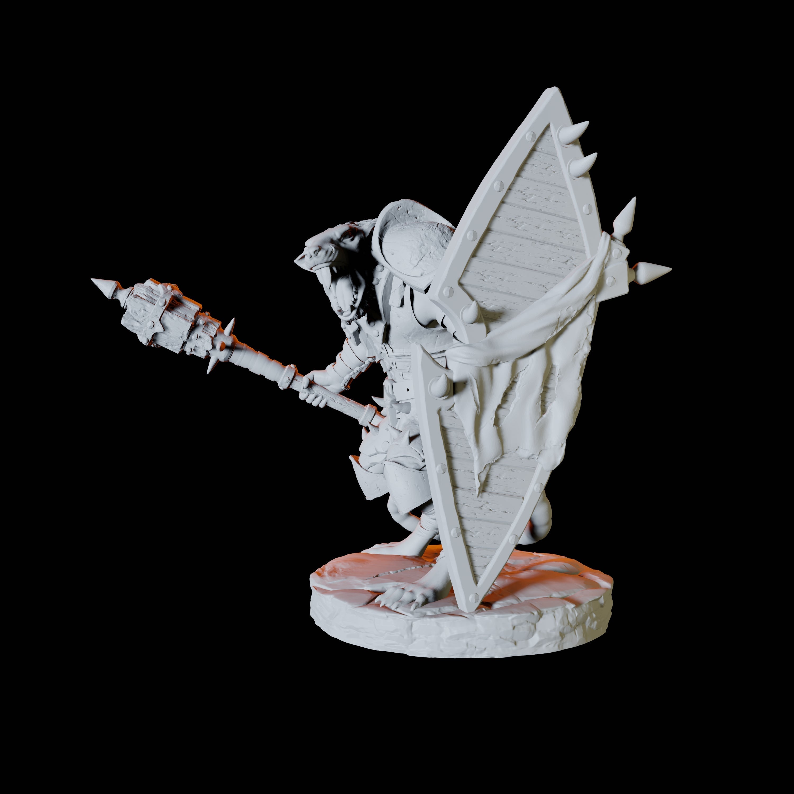 Ratfolk Scout C Miniature for Dungeons and Dragons, Pathfinder or other TTRPGs