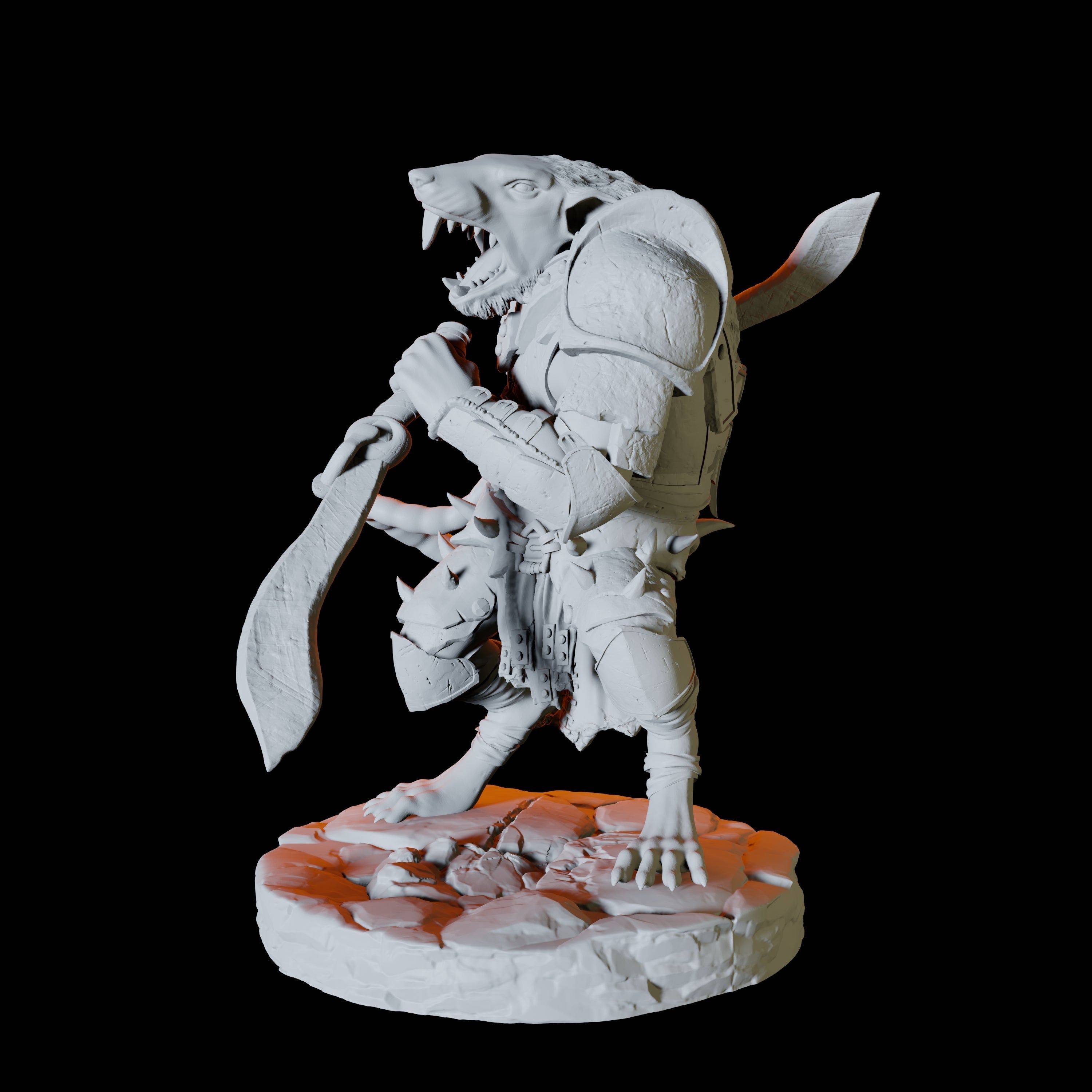Ratfolk Scout D Miniature for Dungeons and Dragons, Pathfinder or other TTRPGs