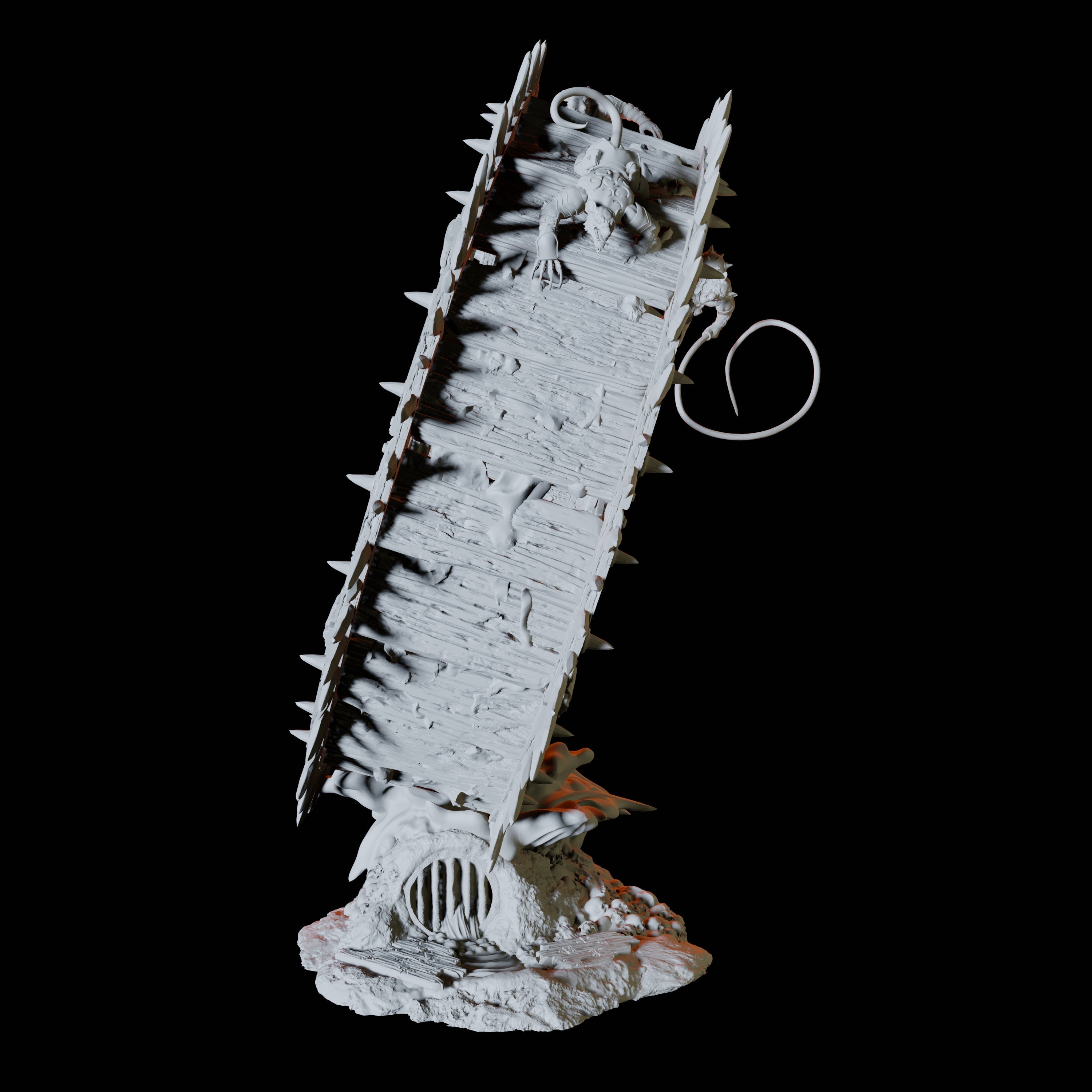 Ratfolk Siege Wheel Miniature for Dungeons and Dragons, Pathfinder or other TTRPGs