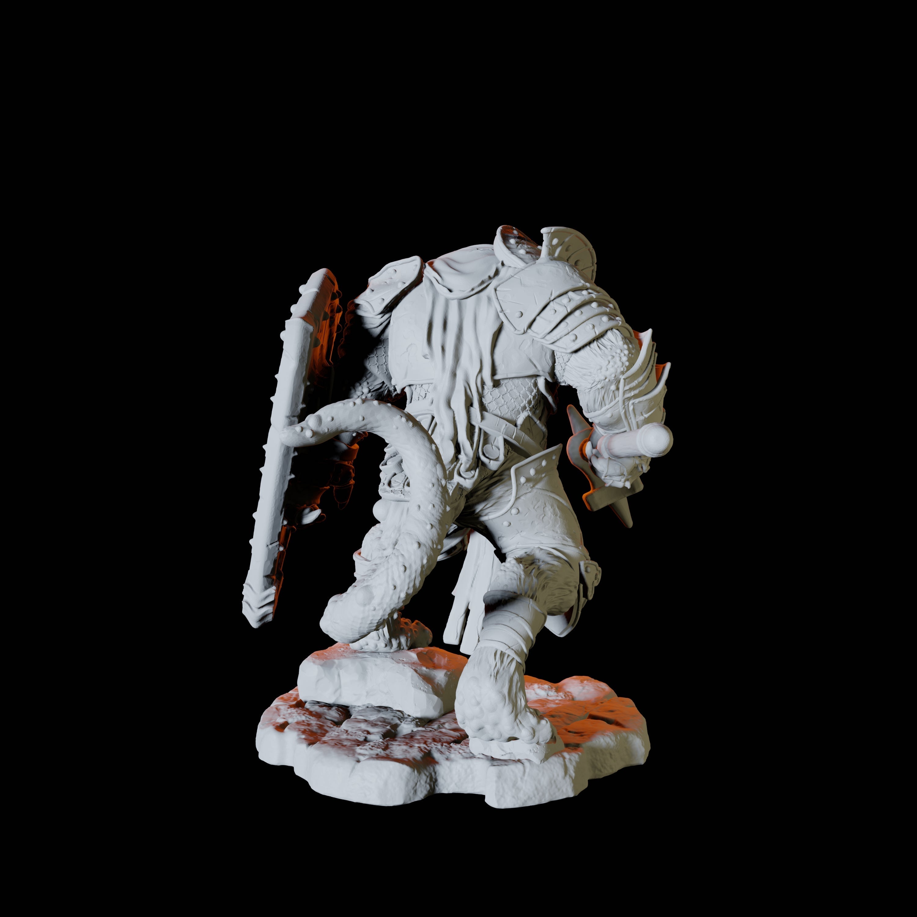 Ratfolk Soldier A Miniature for Dungeons and Dragons, Pathfinder or other TTRPGs