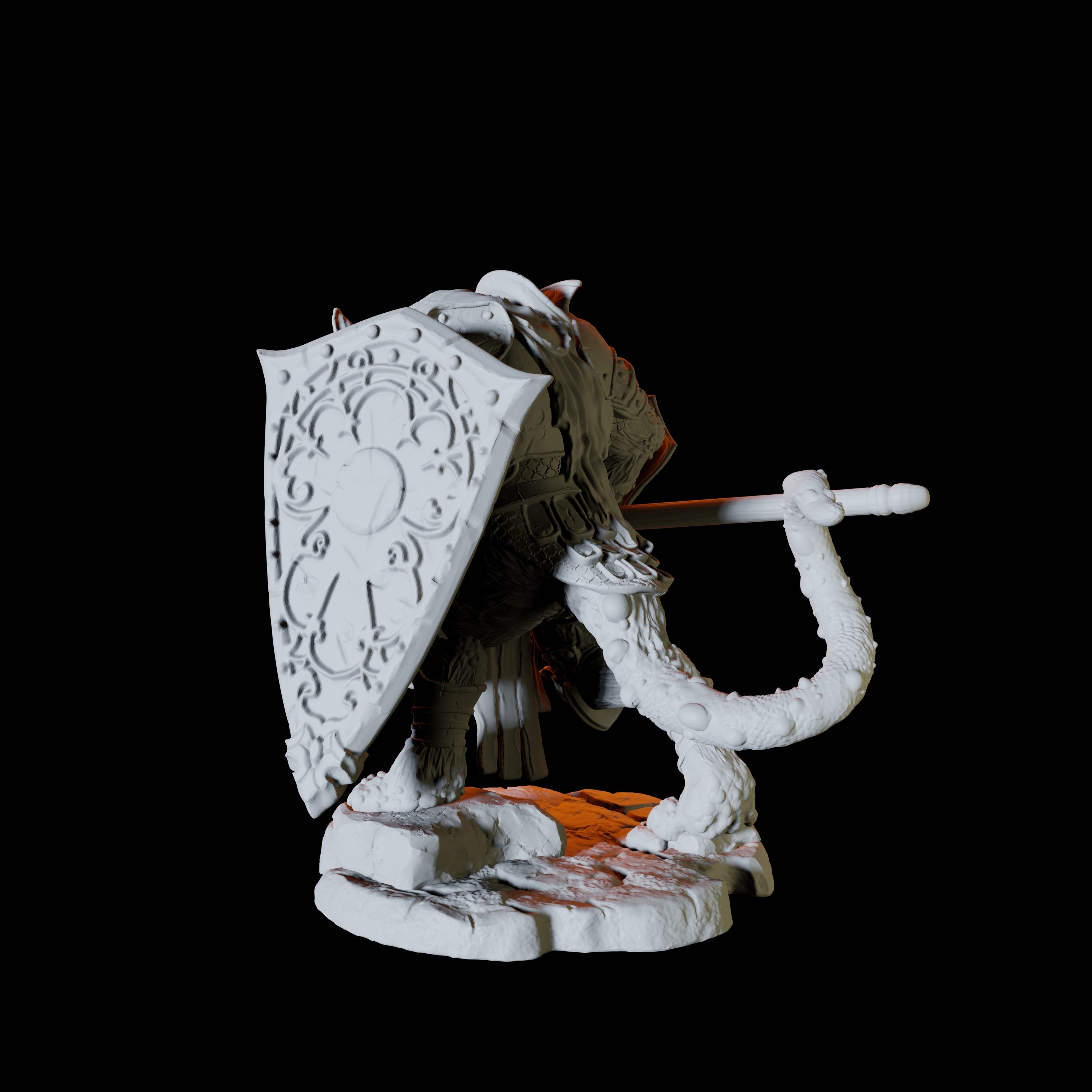 Ratfolk Soldier A Miniature for Dungeons and Dragons, Pathfinder or other TTRPGs