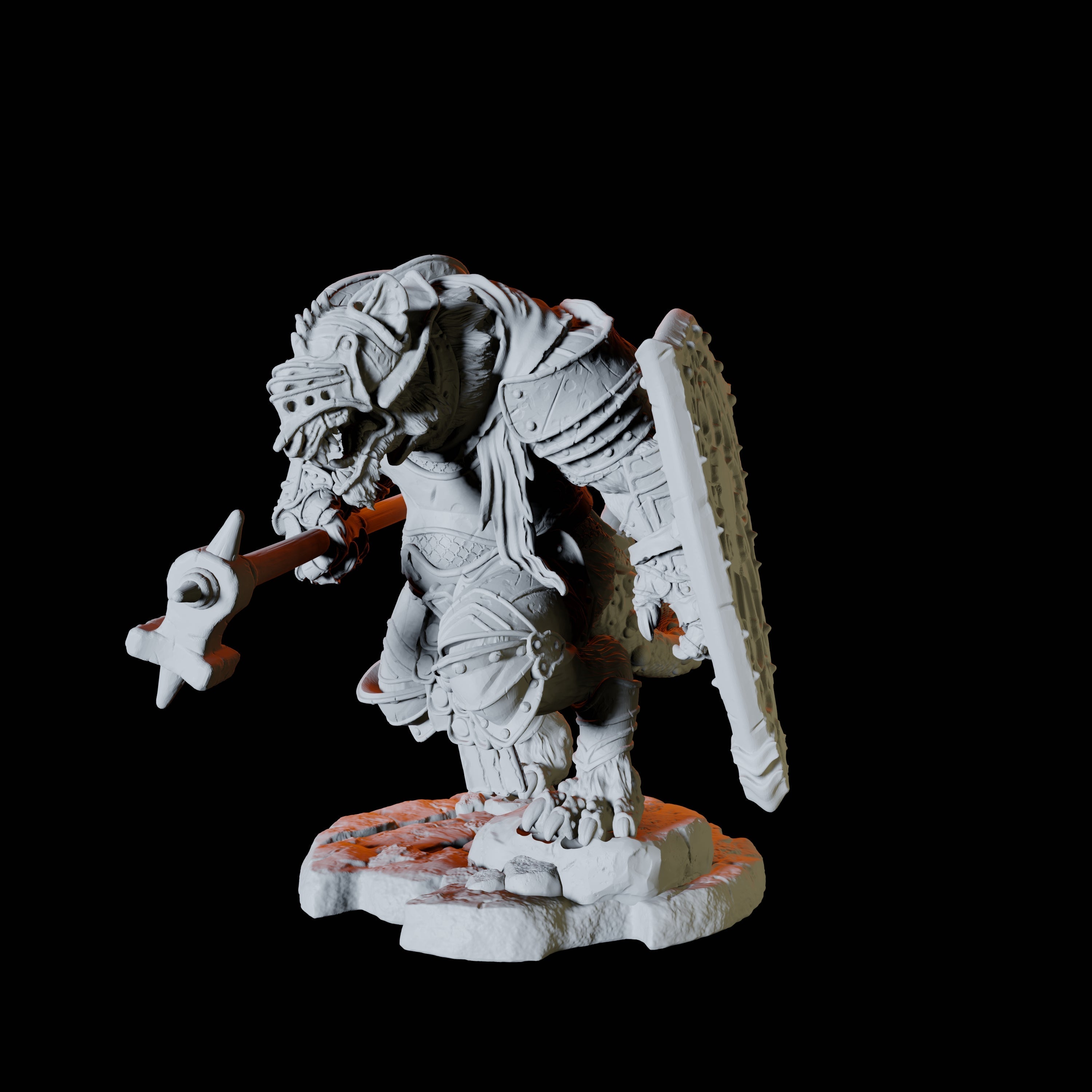 Ratfolk Soldier A Miniature for Dungeons and Dragons, Pathfinder or other TTRPGs