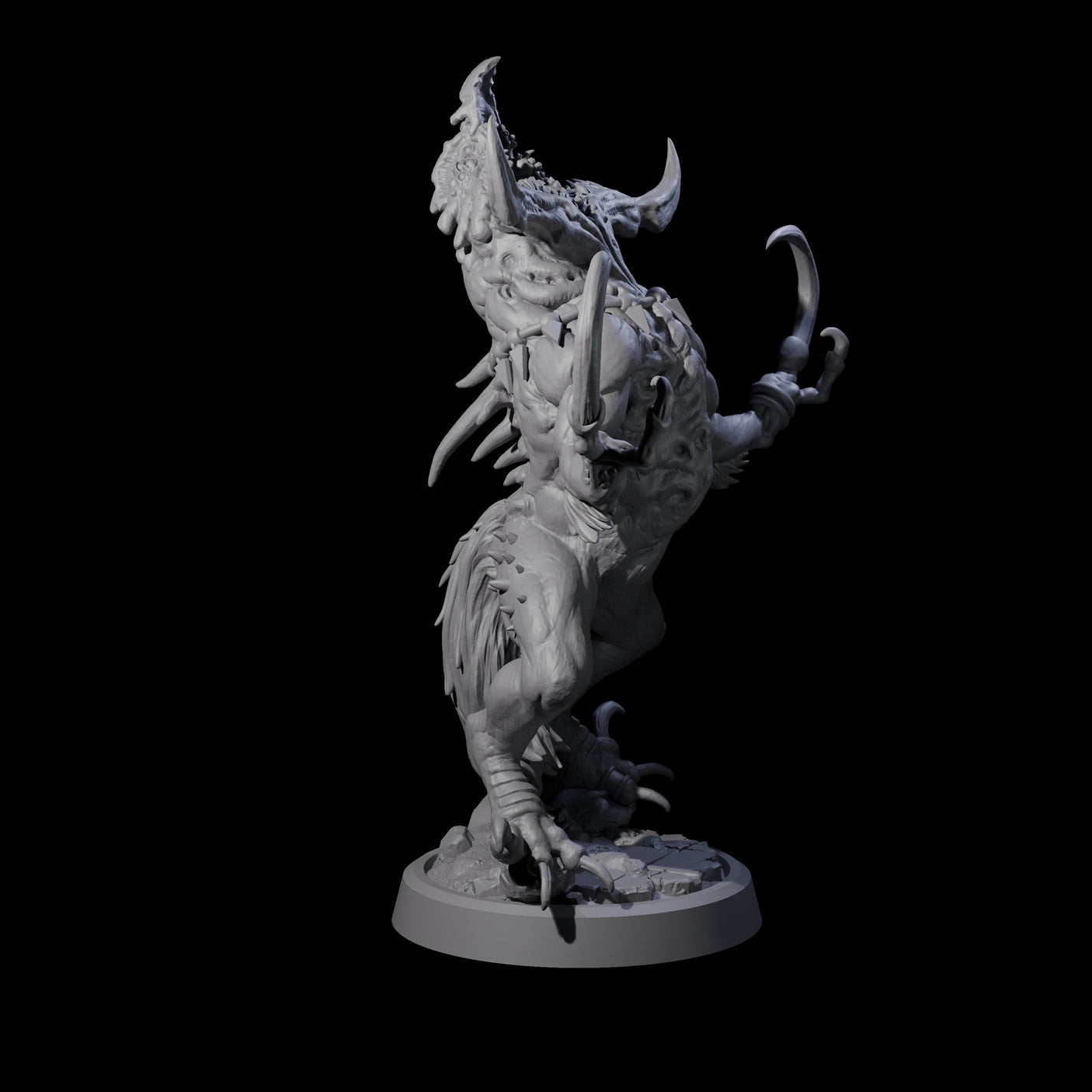 Ravaged Axe Beak Beast C Miniature for Dungeons and Dragons, Pathfinder or other TTRPGs