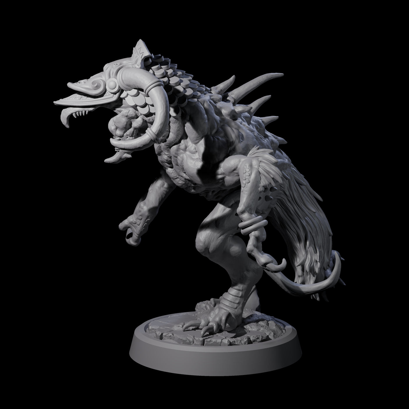 Ravaged Axe Beak Beast D Miniature for Dungeons and Dragons, Pathfinder or other TTRPGs