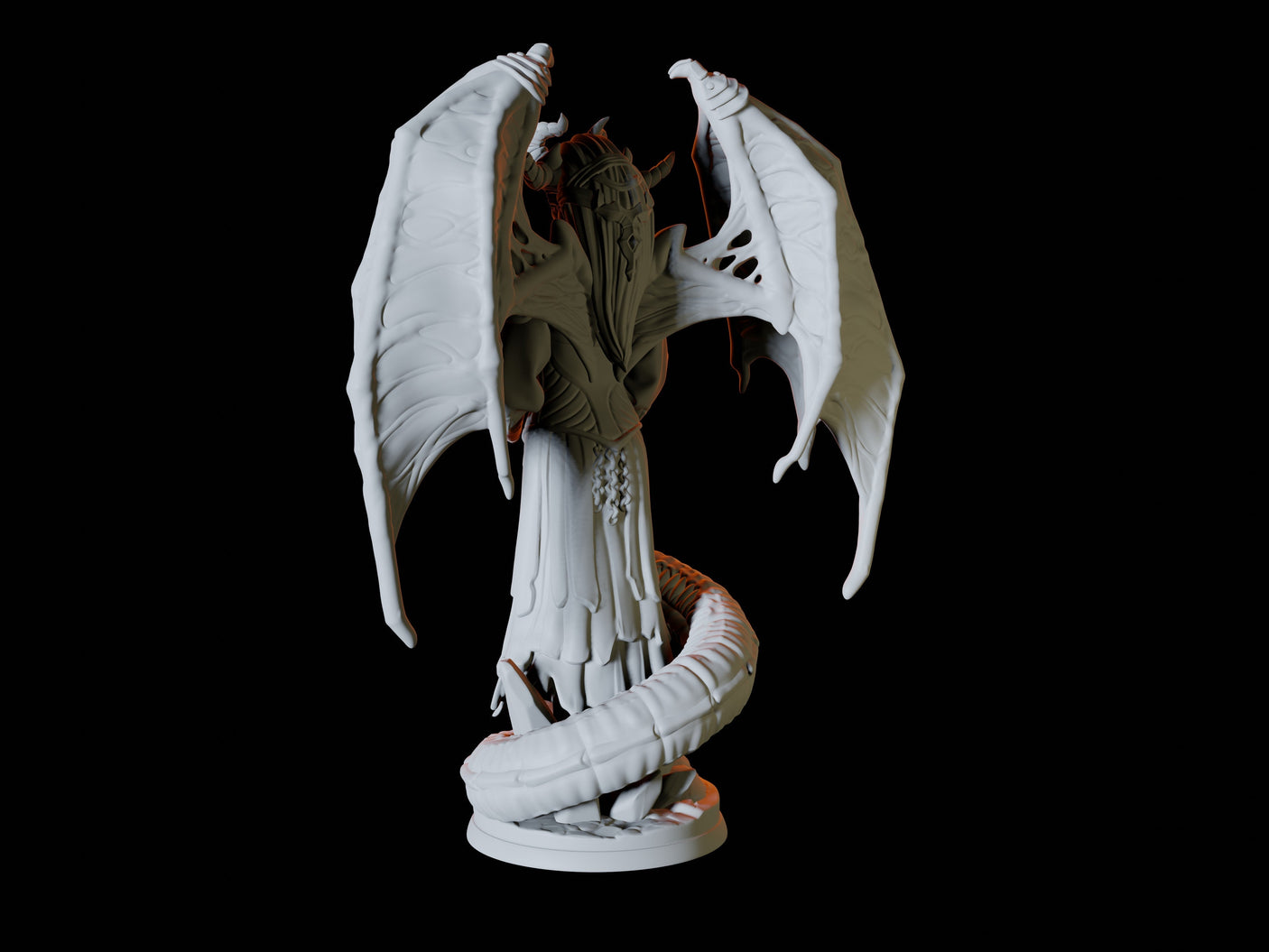 Raven Queen Miniature for Dungeons and Dragons, Pathfinder or other TTRPGs