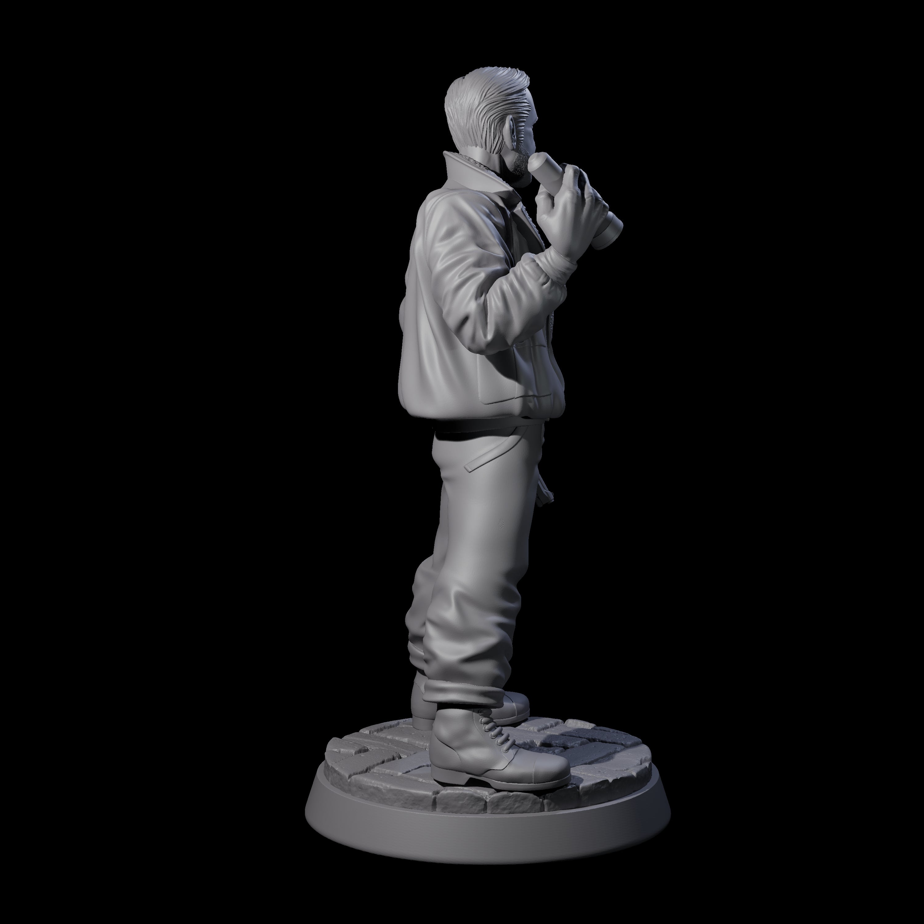 Ready for anything Pilot Miniature for Dungeons and Dragons, Pathfinder or other TTRPGs