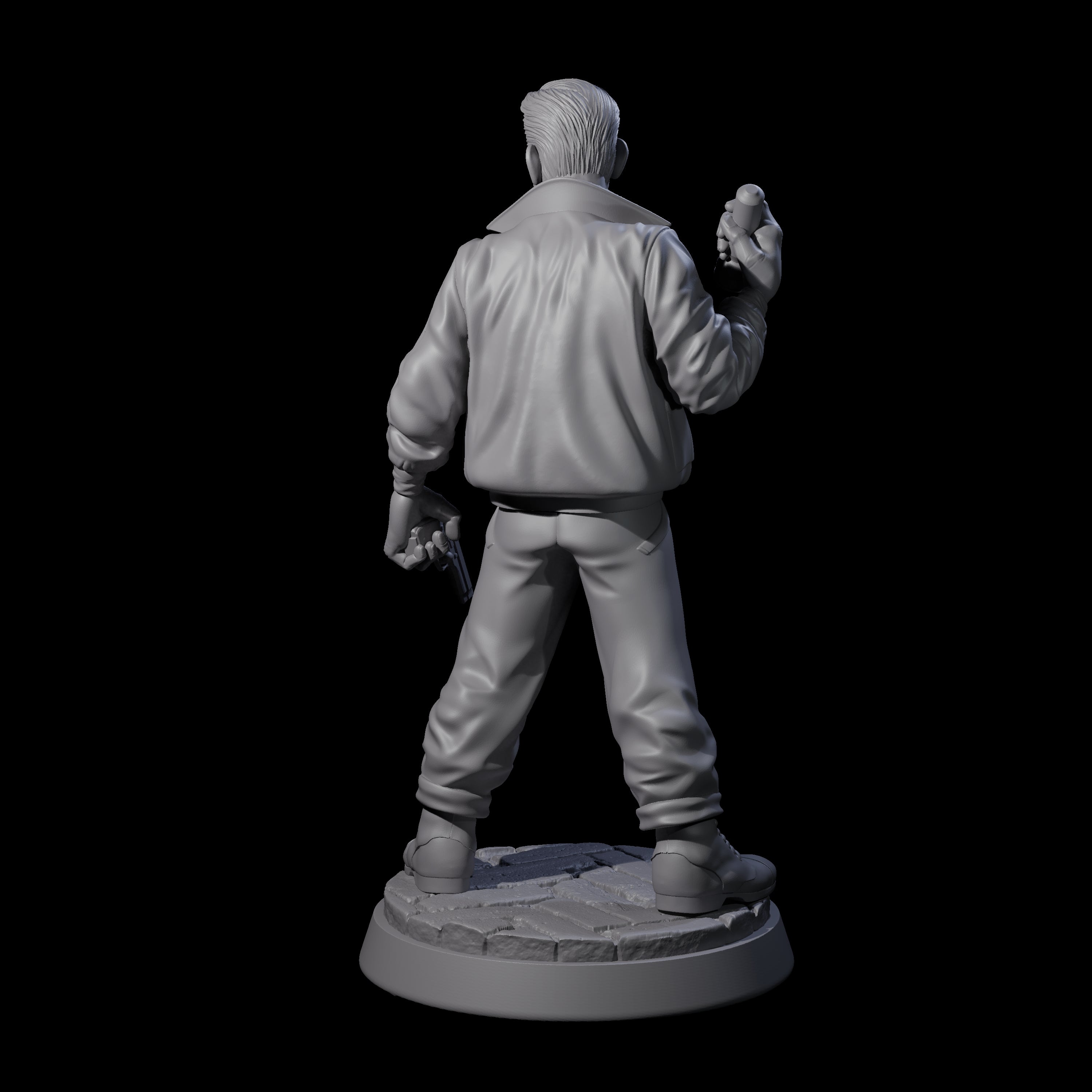 Ready for anything Pilot Miniature for Dungeons and Dragons, Pathfinder or other TTRPGs