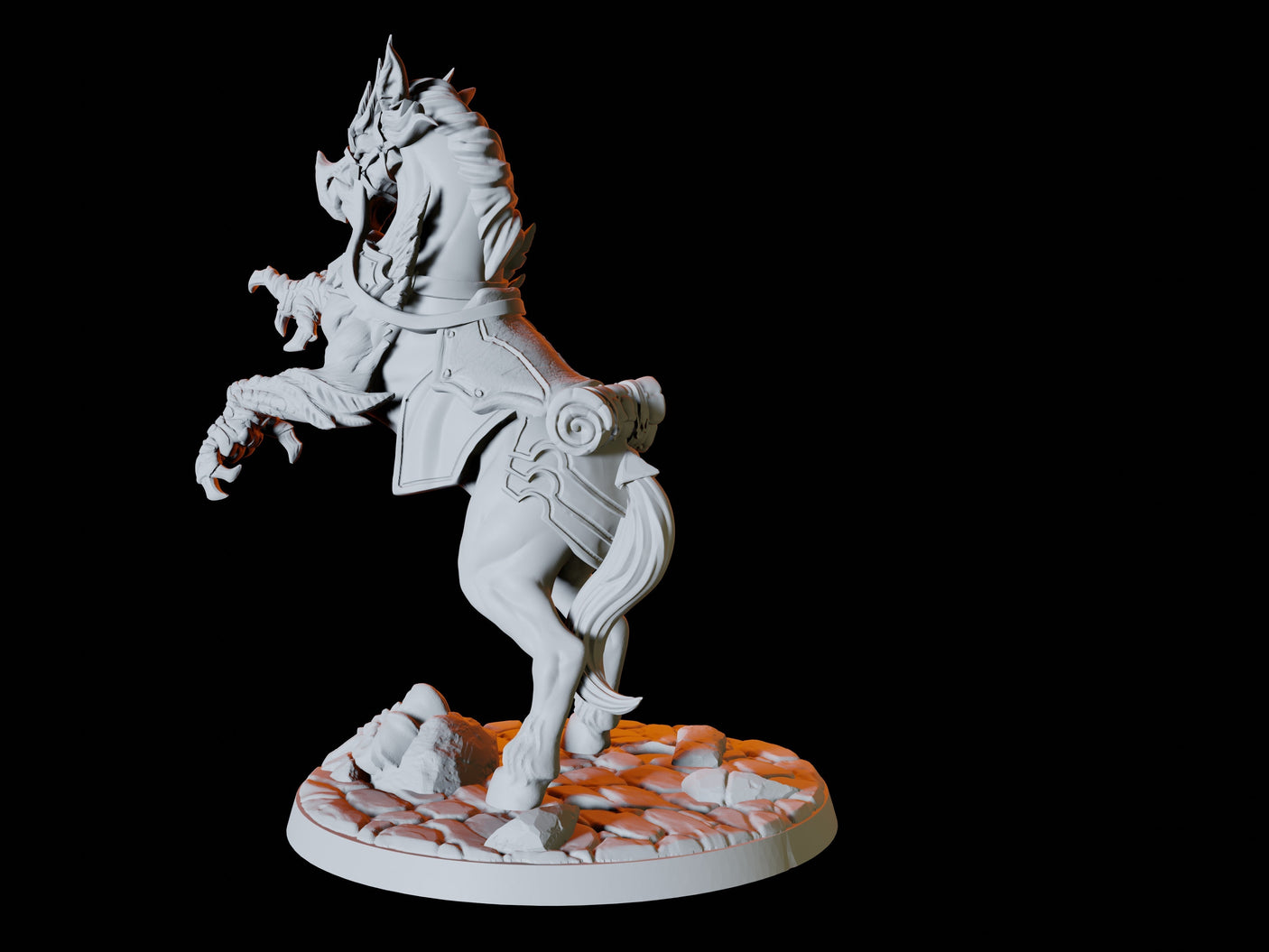 Rearing Griffon Miniature for Dungeons and Dragons, Pathfinder or other TTRPGs