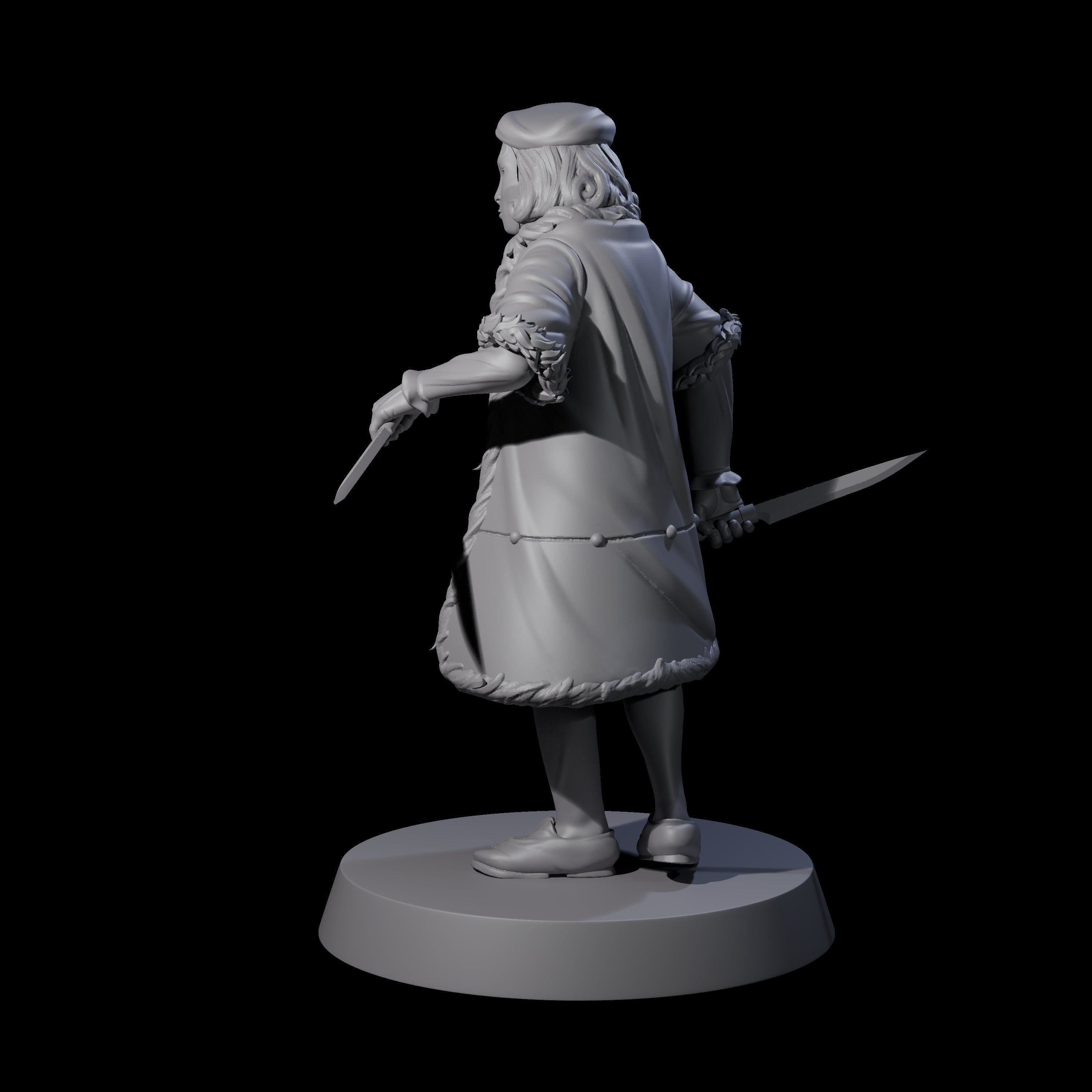Rebellious Masked Citizen A Miniature for Dungeons and Dragons, Pathfinder or other TTRPGs