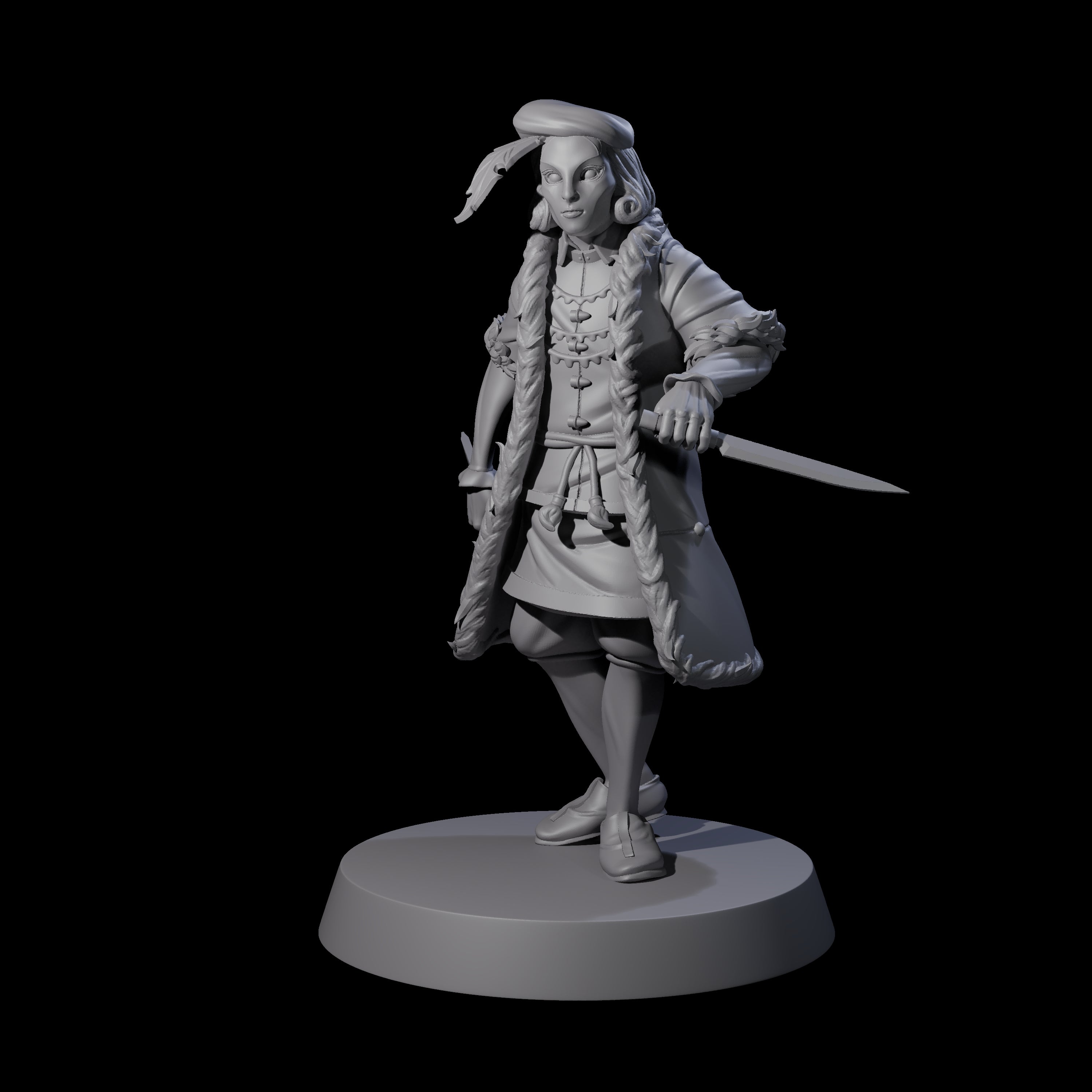 Rebellious Masked Citizen A Miniature for Dungeons and Dragons, Pathfinder or other TTRPGs