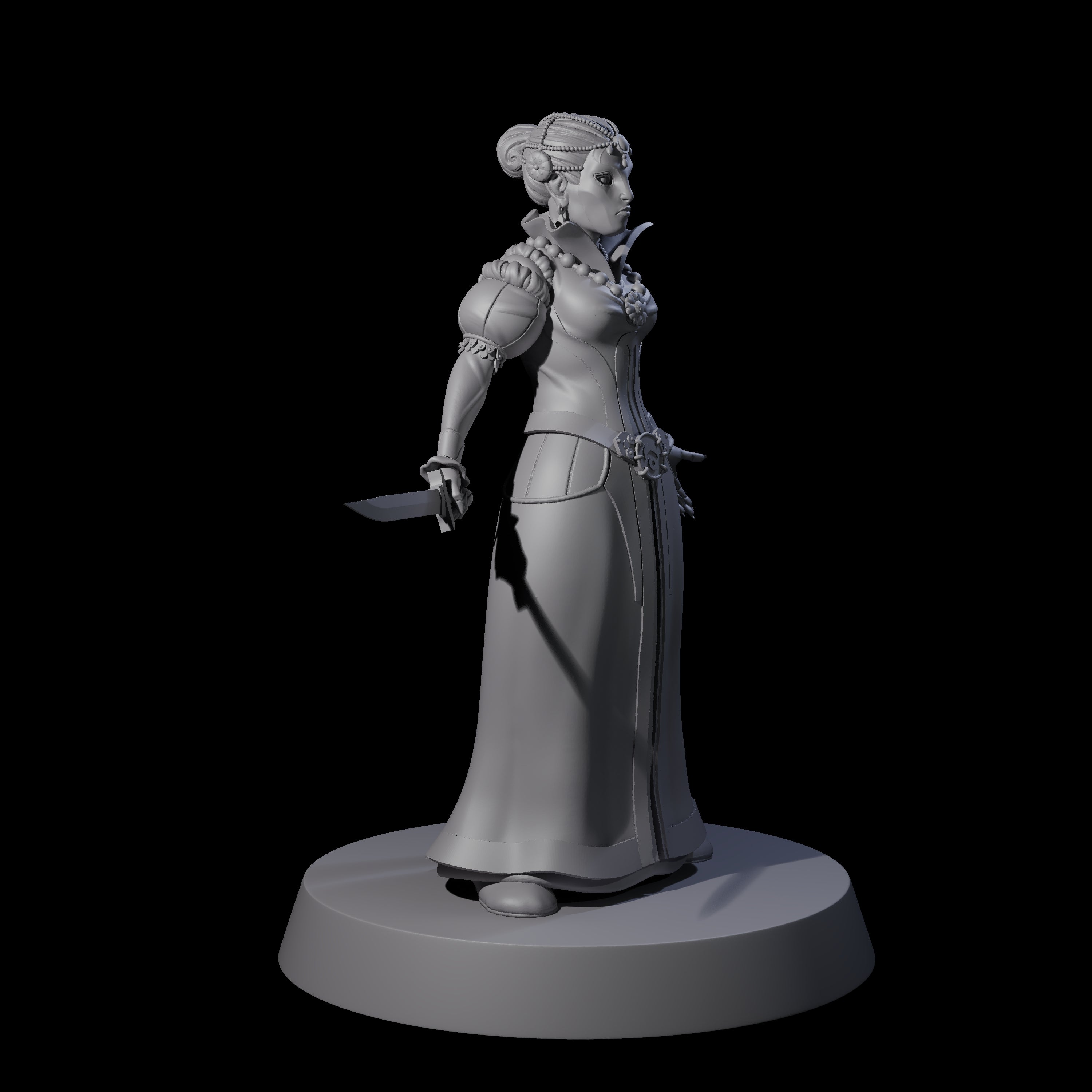 Rebellious Masked Citizen B Miniature for Dungeons and Dragons, Pathfinder or other TTRPGs