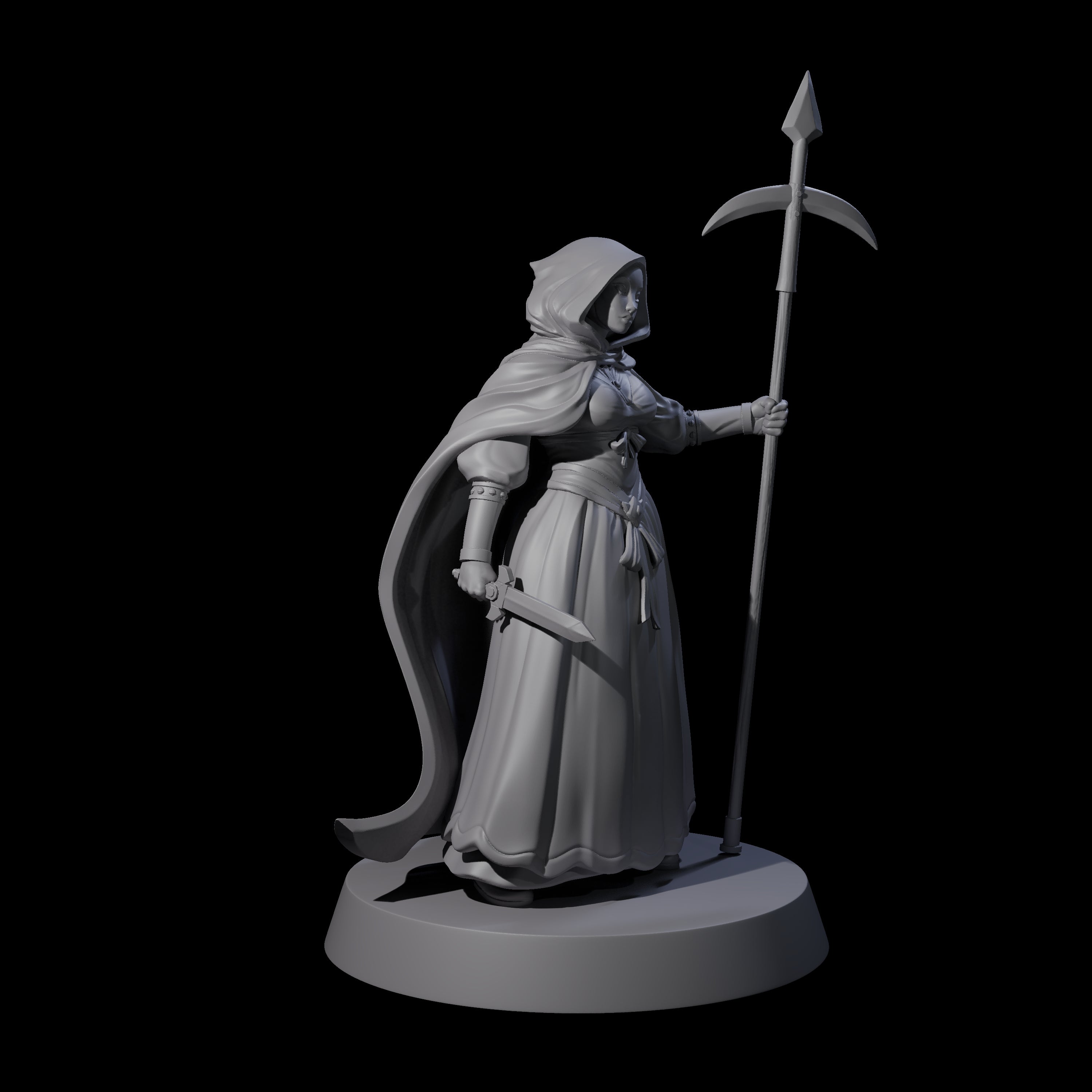 Rebellious Masked Citizen C Miniature for Dungeons and Dragons, Pathfinder or other TTRPGs
