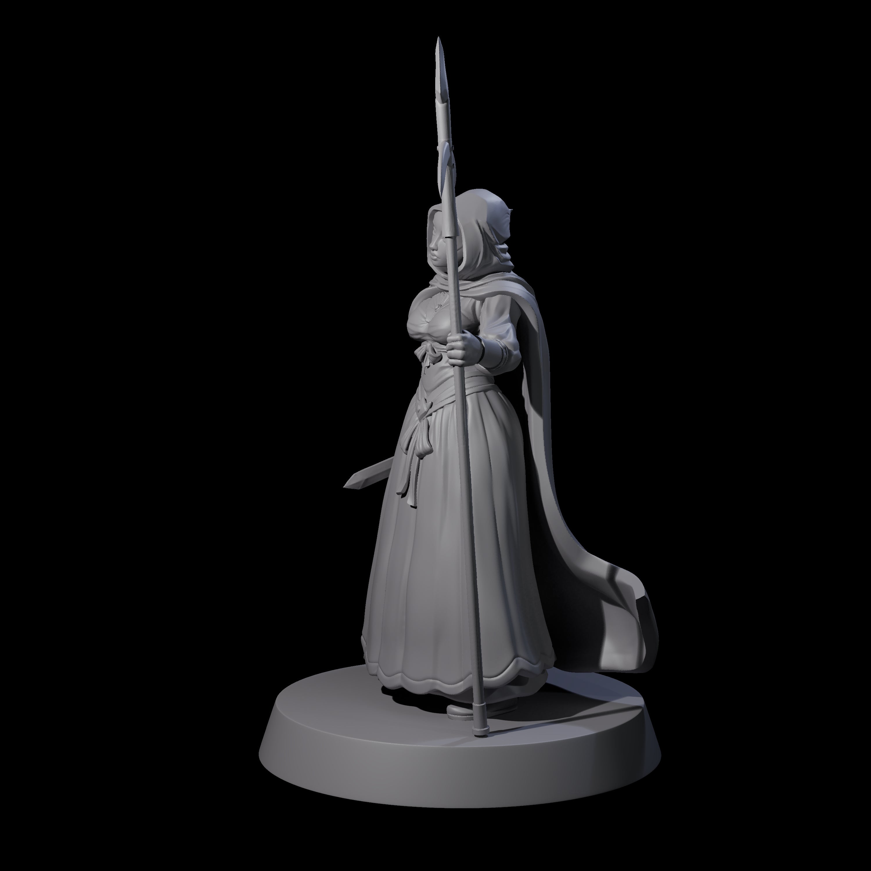 Rebellious Masked Citizen C Miniature for Dungeons and Dragons, Pathfinder or other TTRPGs