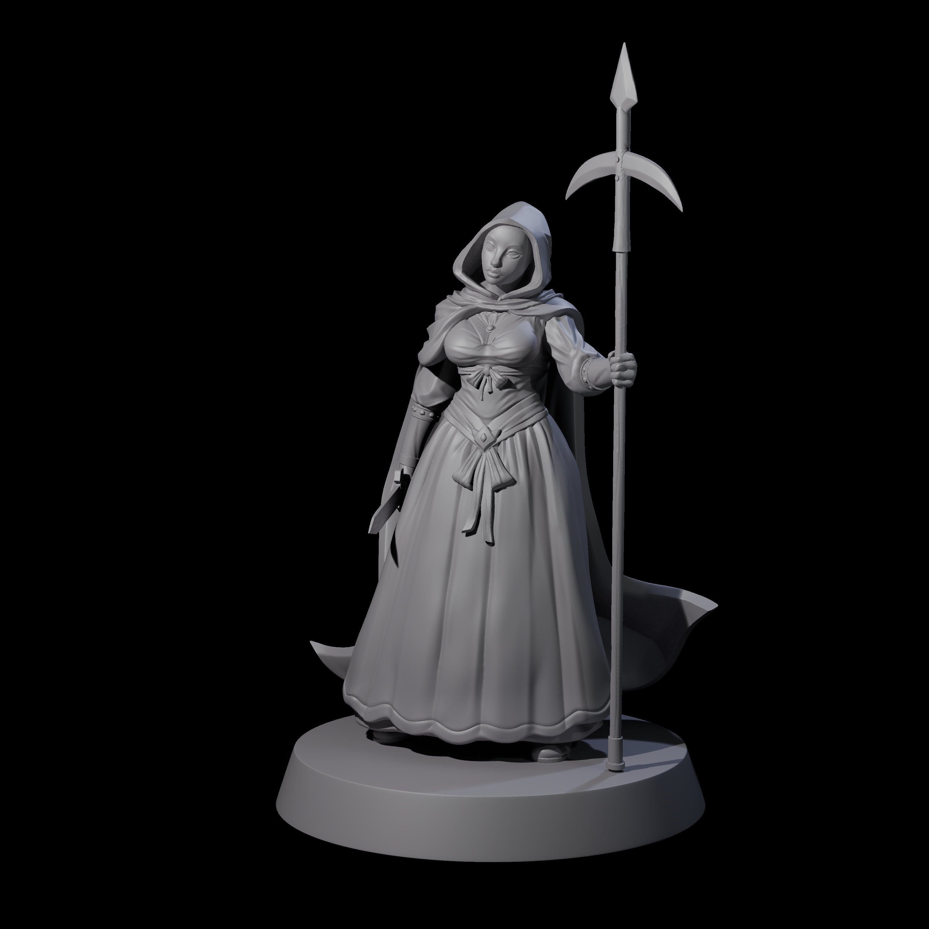 Rebellious Masked Citizen C Miniature for Dungeons and Dragons, Pathfinder or other TTRPGs
