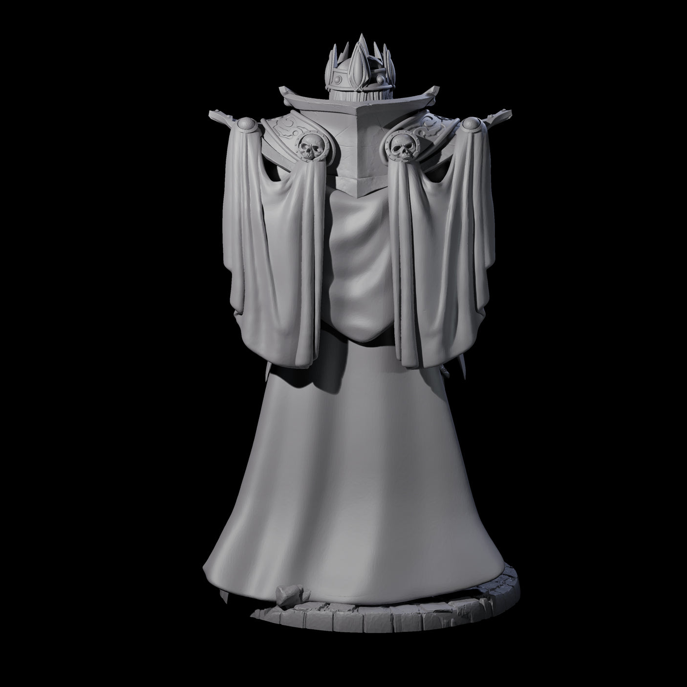 Regal Armoured King Miniature for Dungeons and Dragons, Pathfinder or other TTRPGs