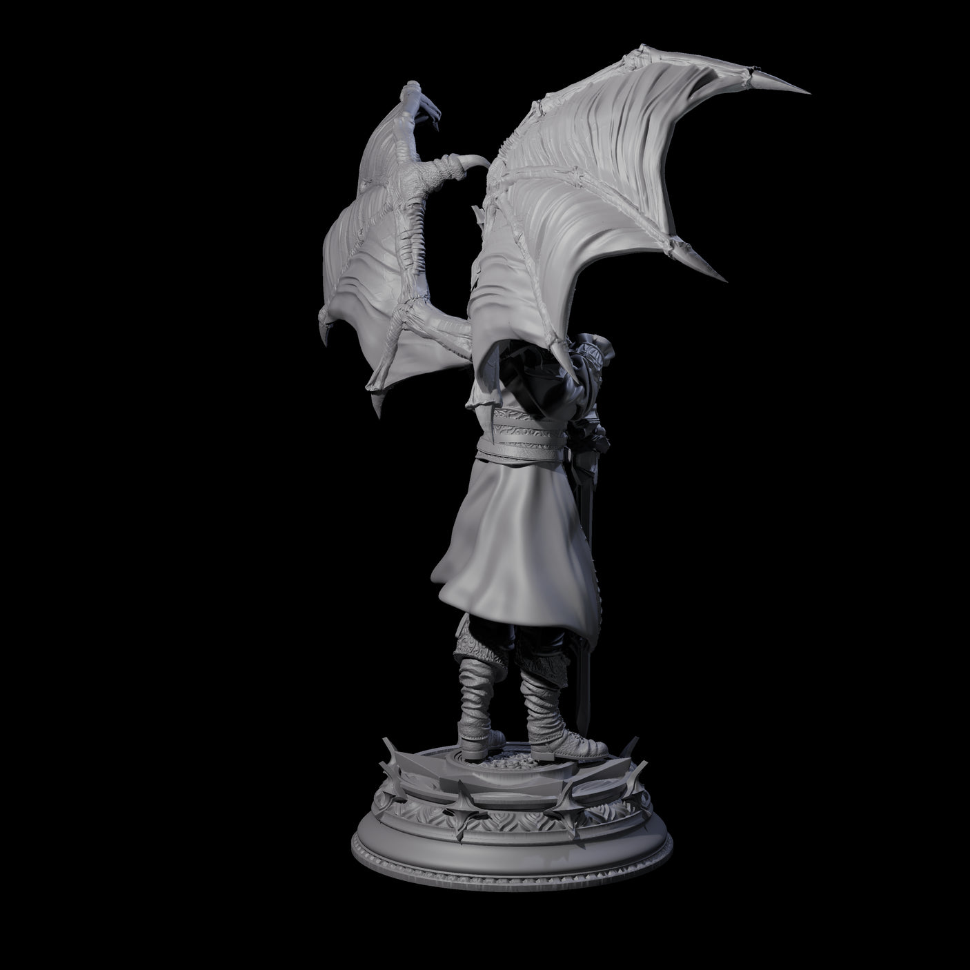 Regal King Miniature for Dungeons and Dragons, Pathfinder or other TTRPGs