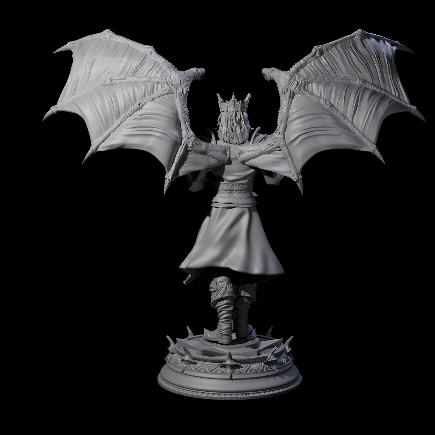 Regal King Miniature for Dungeons and Dragons, Pathfinder or other TTRPGs