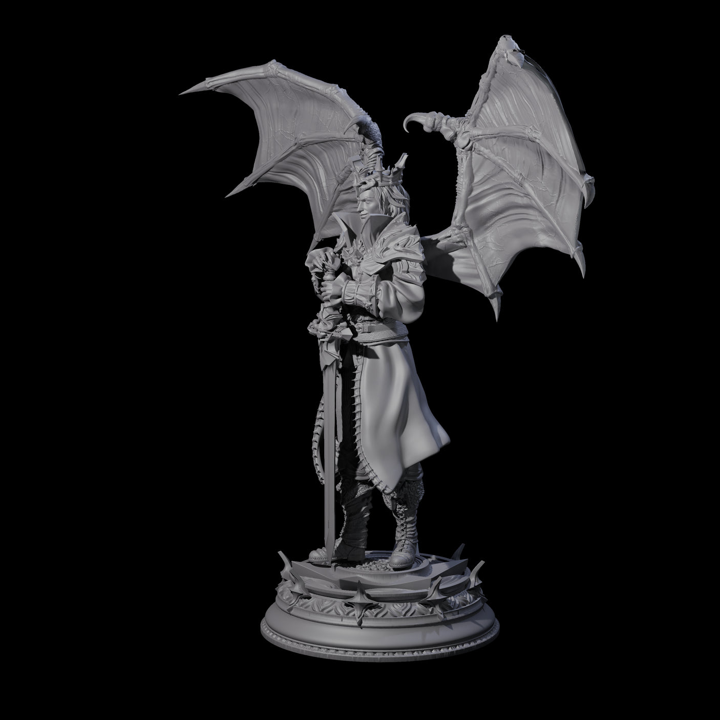 Regal King Miniature for Dungeons and Dragons, Pathfinder or other TTRPGs