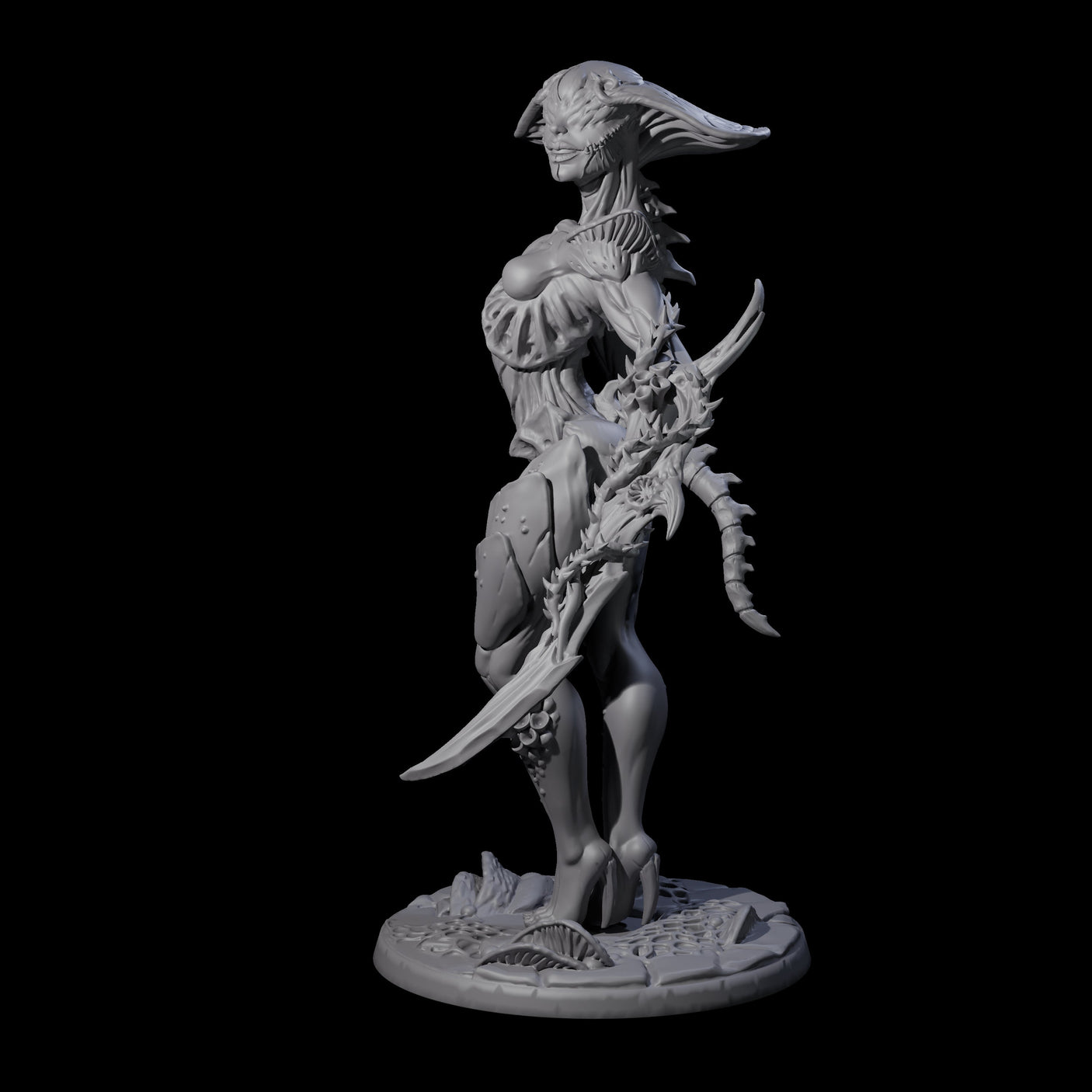 Regal Myconid Matriarch Miniature for Dungeons and Dragons, Pathfinder or other TTRPGs
